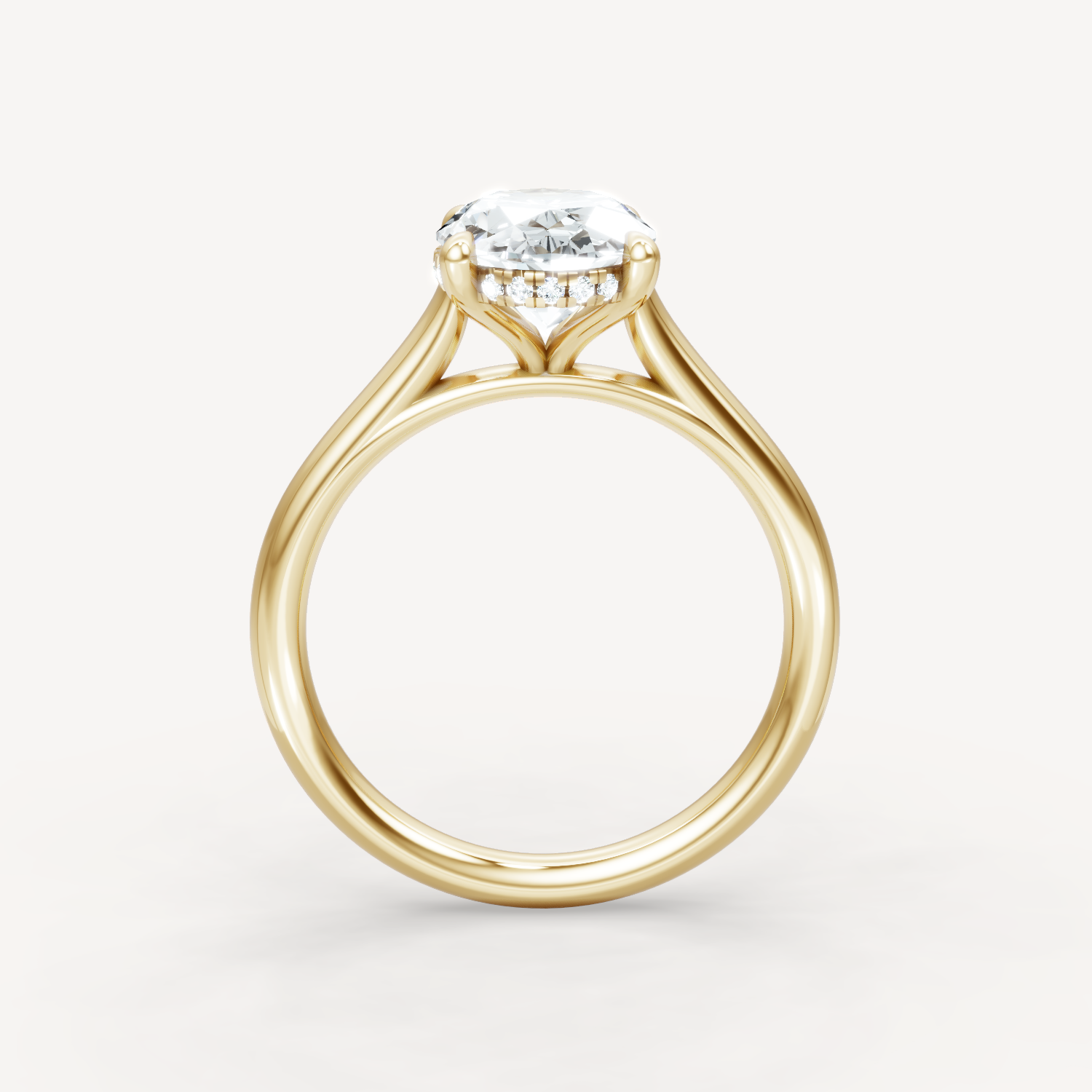 The Magnolia - Oval - Hidden Halo