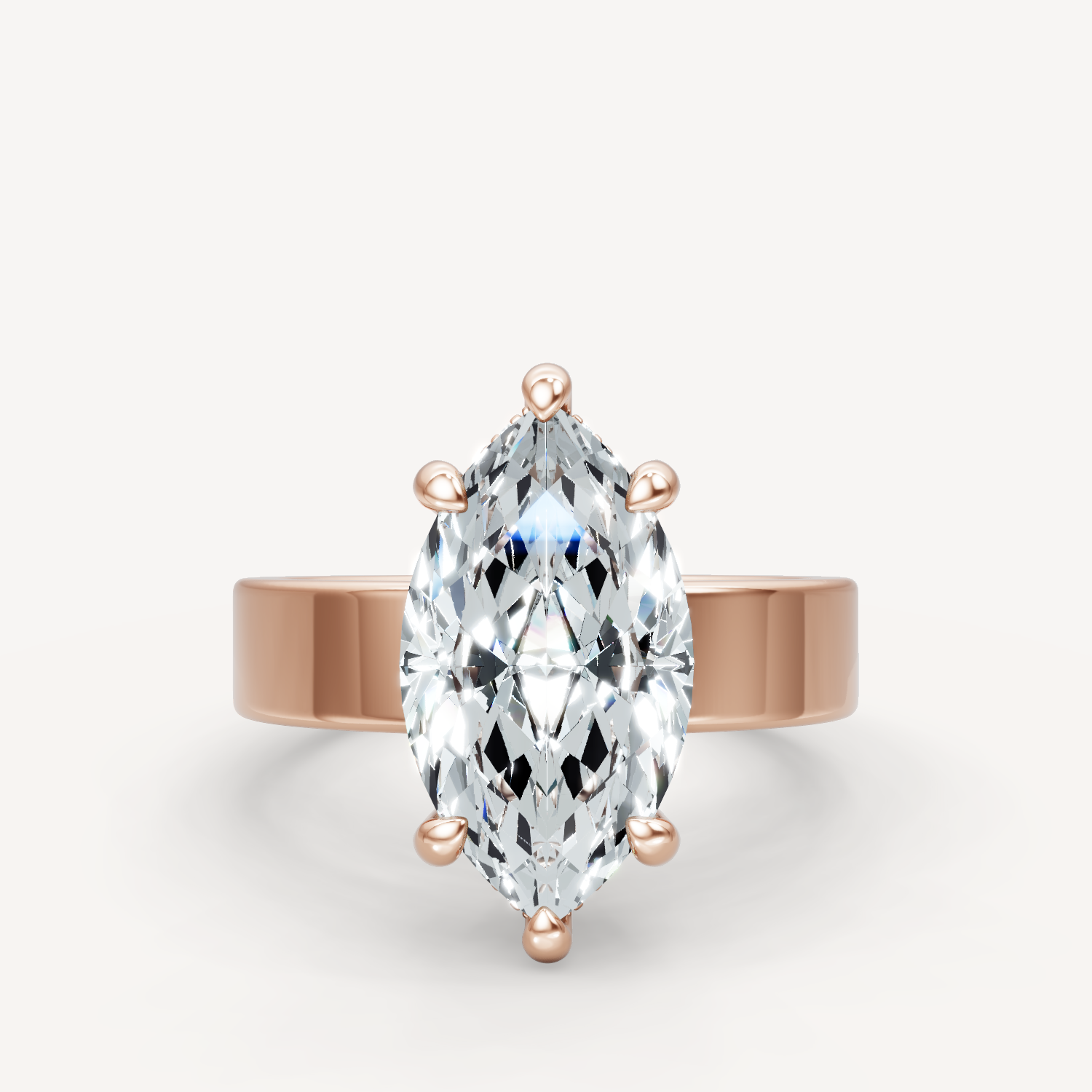 Sleek Haven Bold Hidden Halo - Marquise