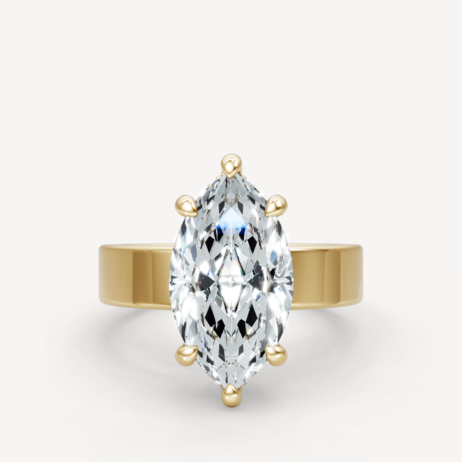 Sleek Haven Bold Hidden Halo - Marquise