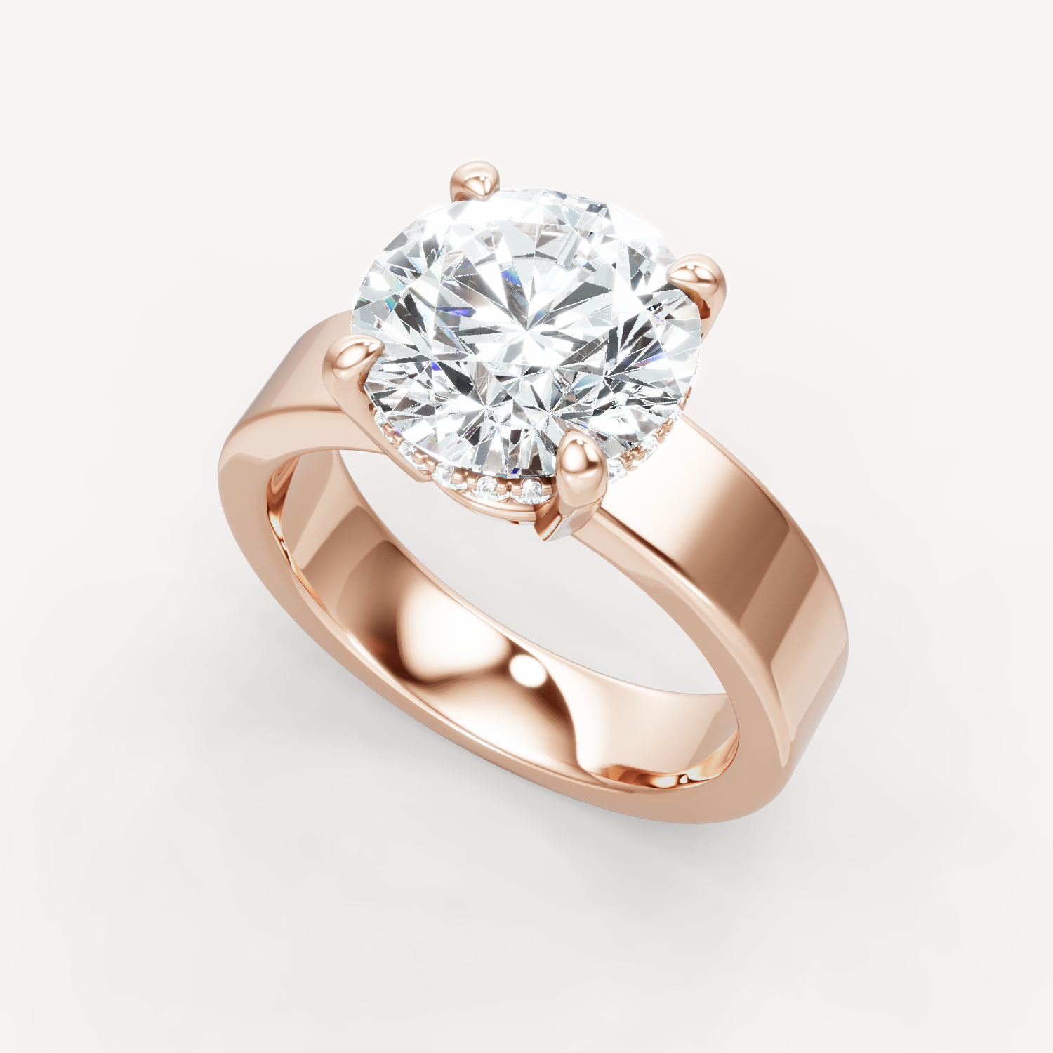 Sleek Haven Bold Hidden Halo - Round