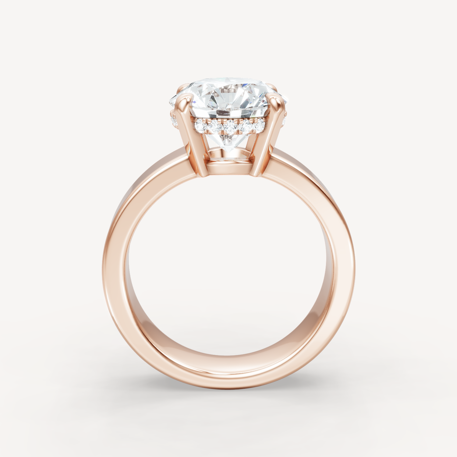 Sleek Haven Bold Hidden Halo - Round