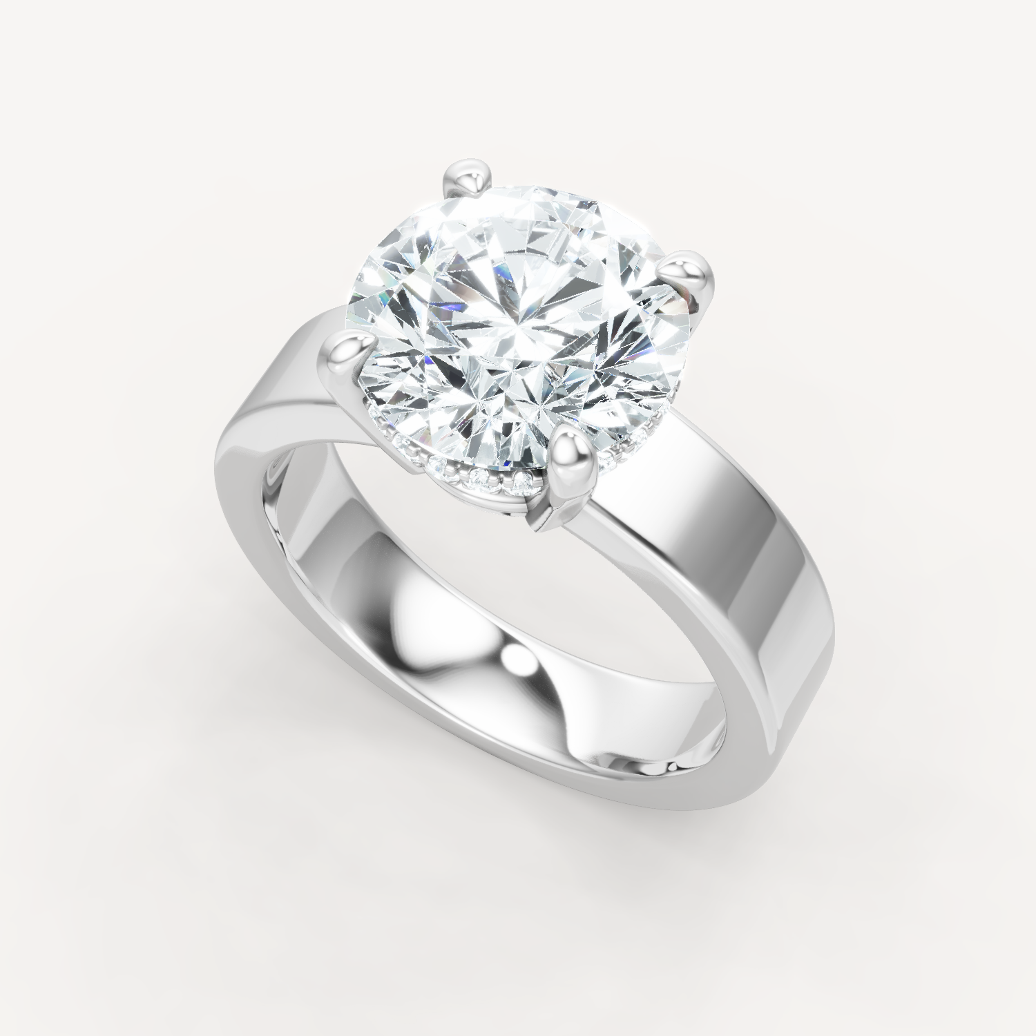 Sleek Haven Bold Hidden Halo - Round