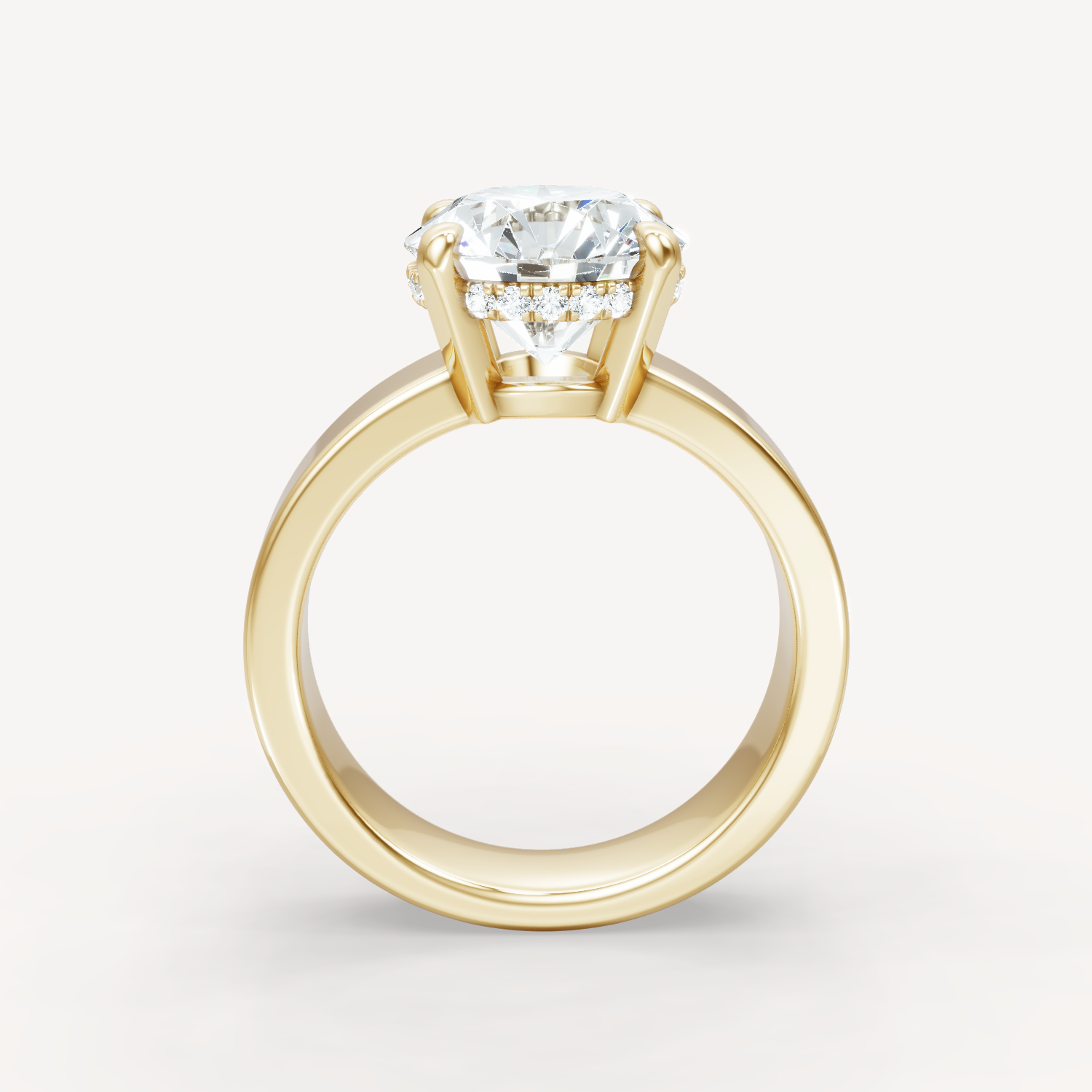Sleek Haven Bold Hidden Halo - Round