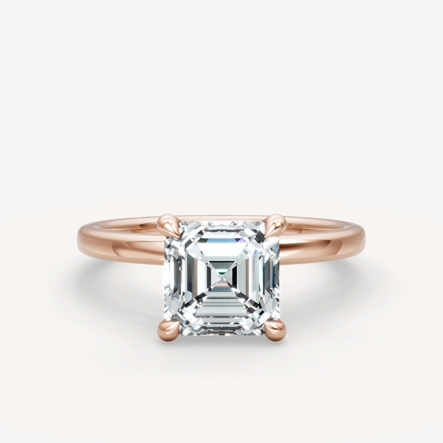 Off Center Charm - Asscher
