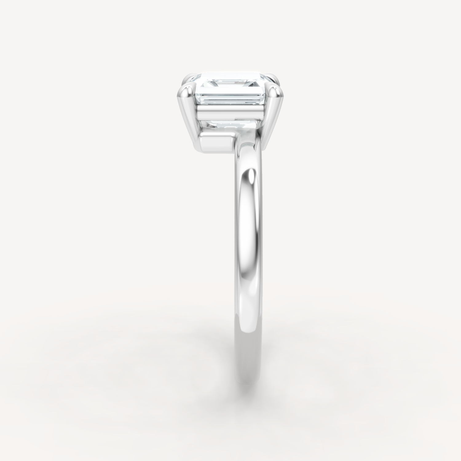 Off Center Charm - Asscher