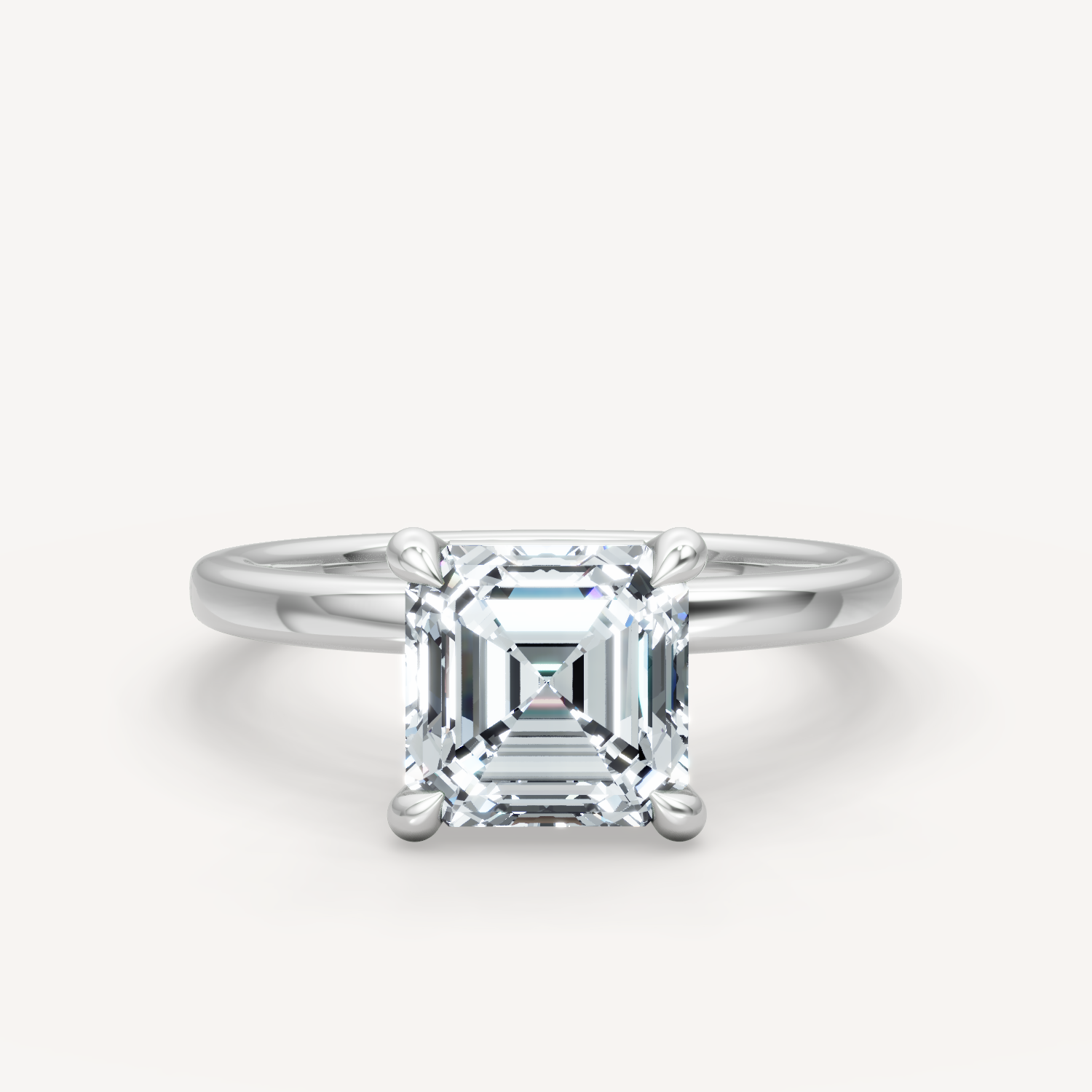Off Center Charm - Asscher
