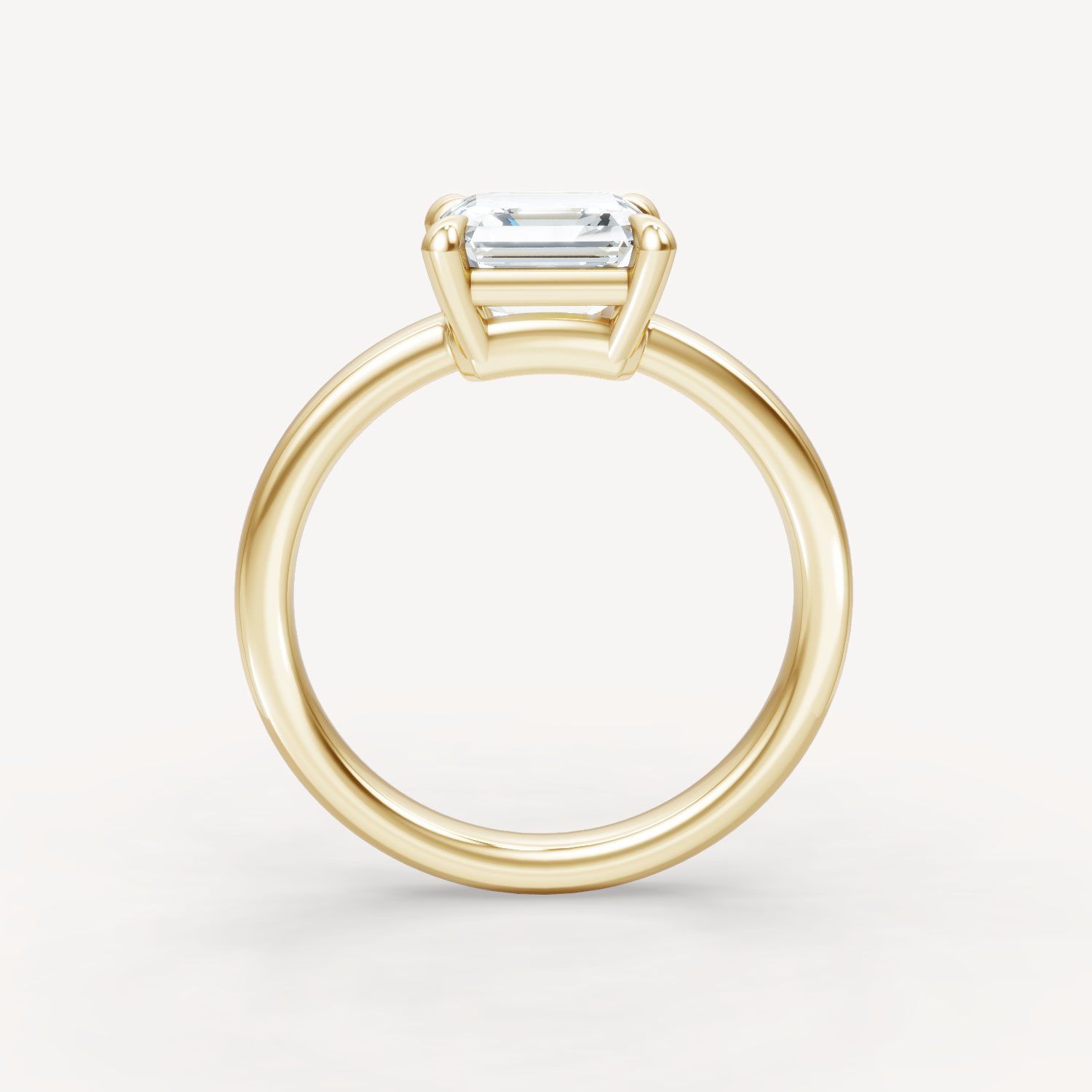 Off Center Charm - Asscher