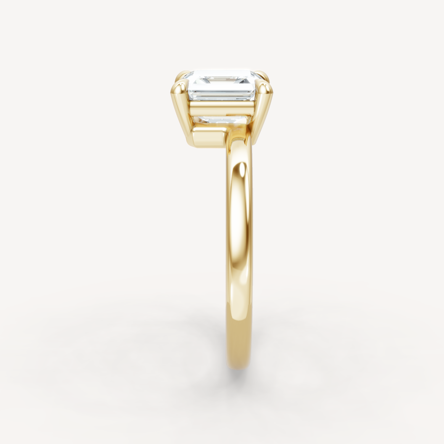 Off Center Charm - Asscher