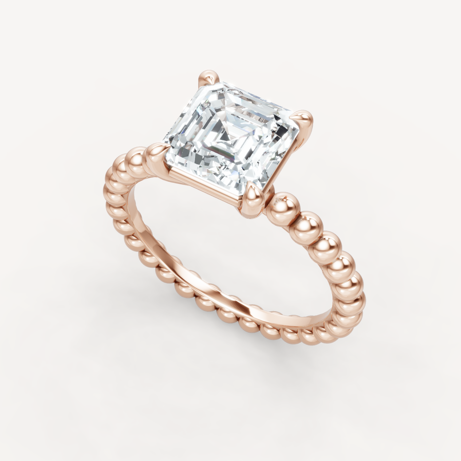 Beaded Grace - Asscher