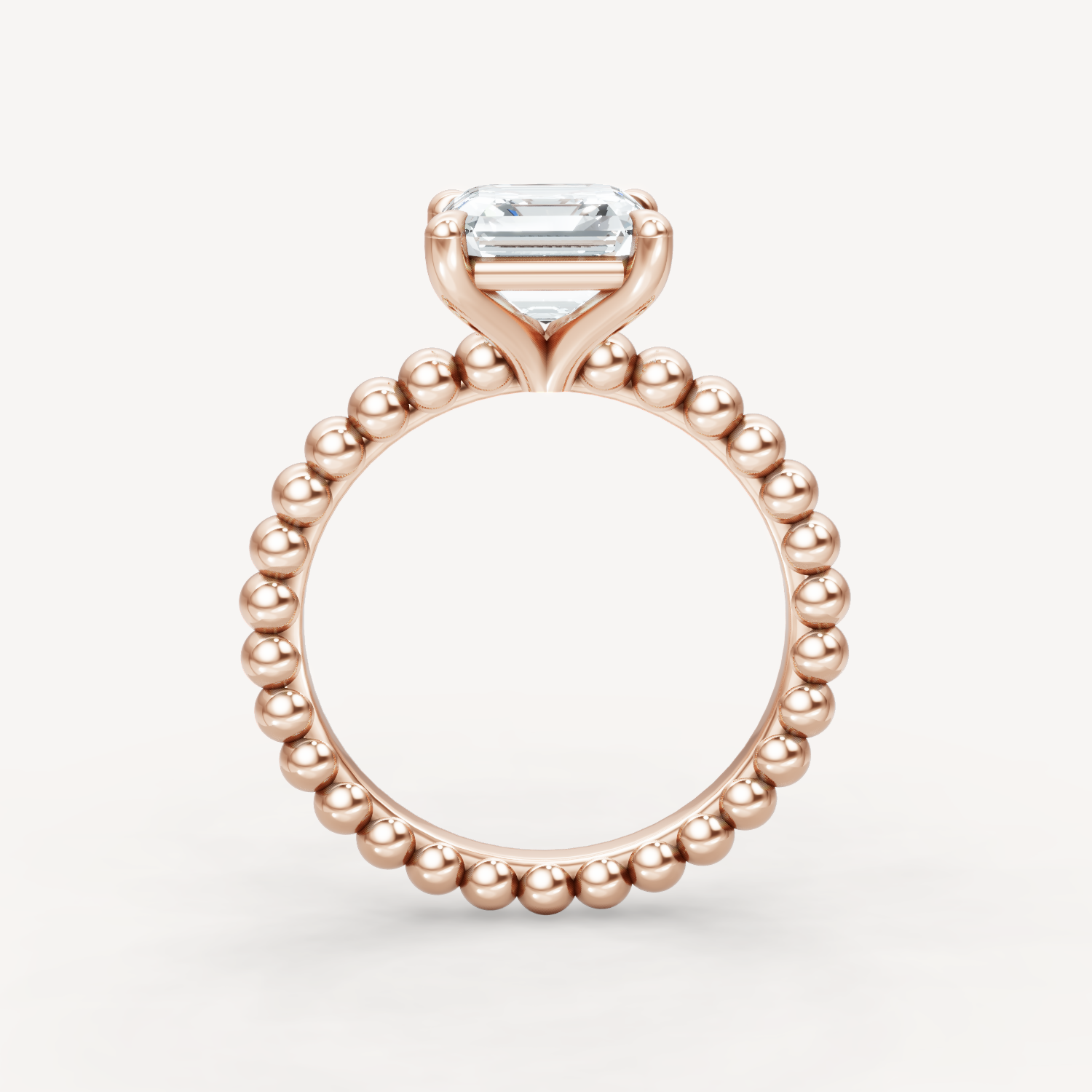 Beaded Grace - Asscher
