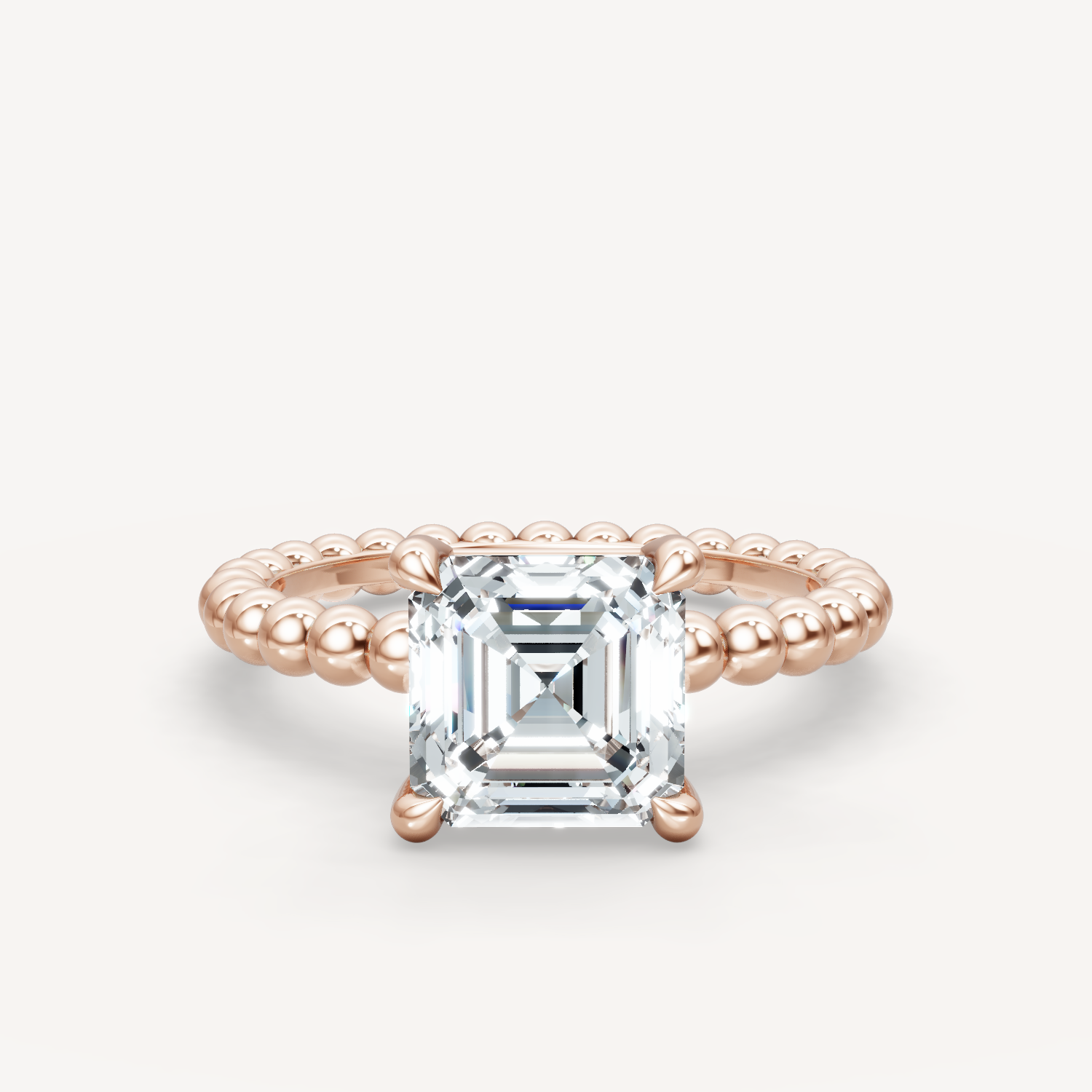 Beaded Grace - Asscher