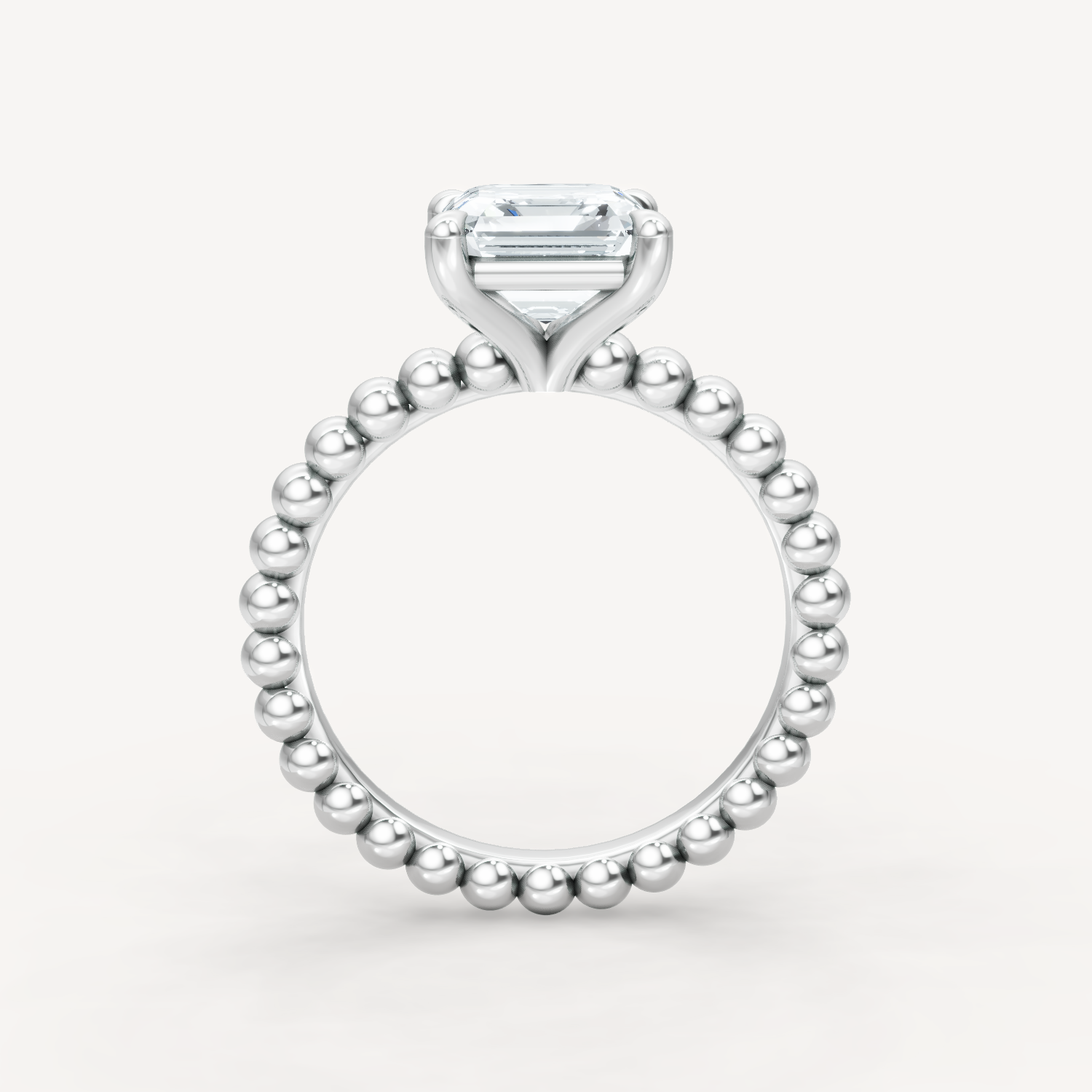 Beaded Grace - Asscher