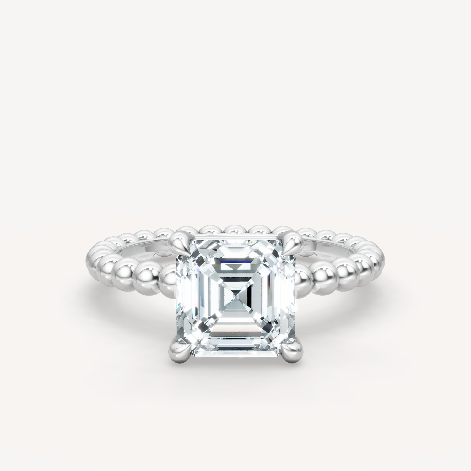 Beaded Grace - Asscher