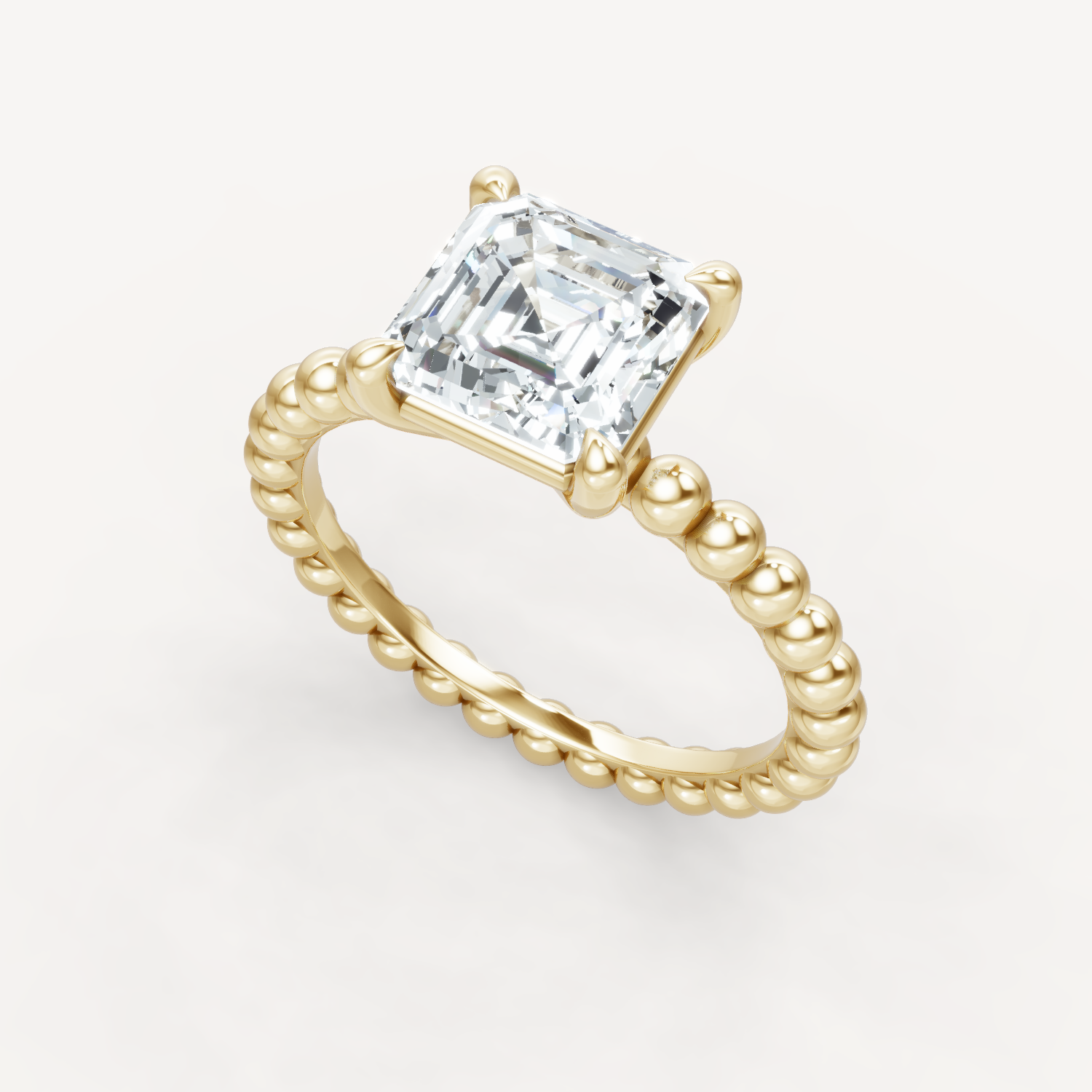 Beaded Grace - Asscher