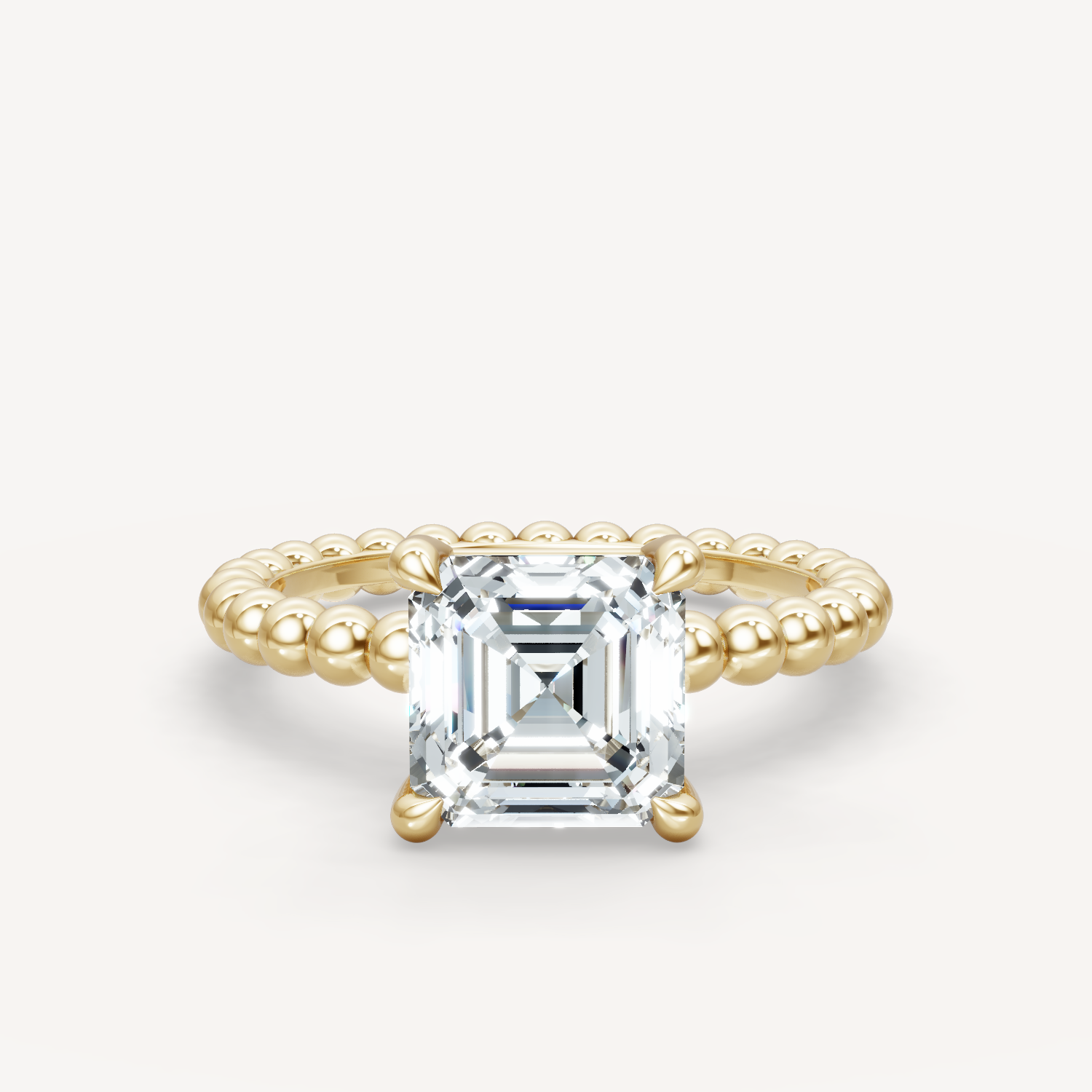 Beaded Grace - Asscher