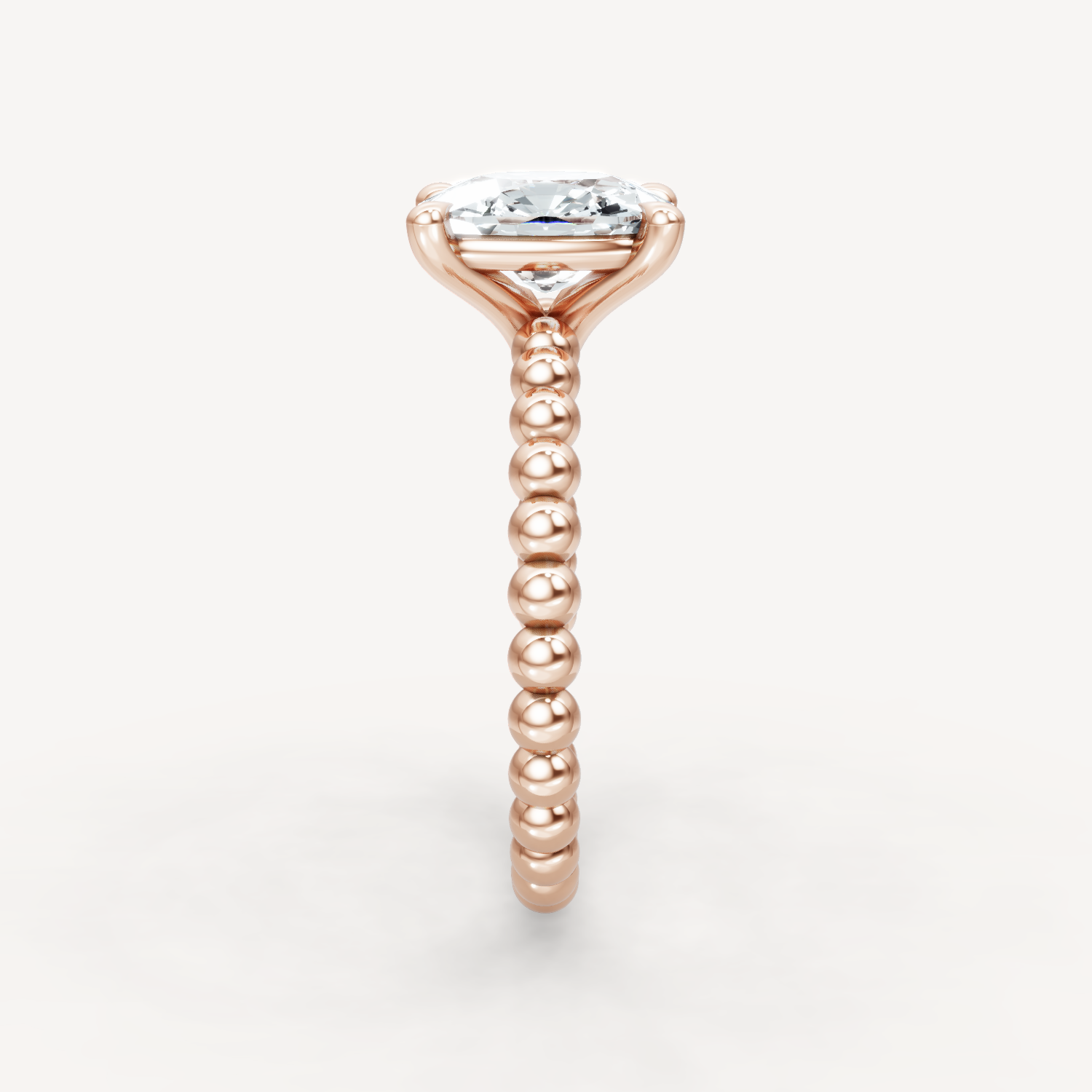 Beaded Grace - Elongated Cushion