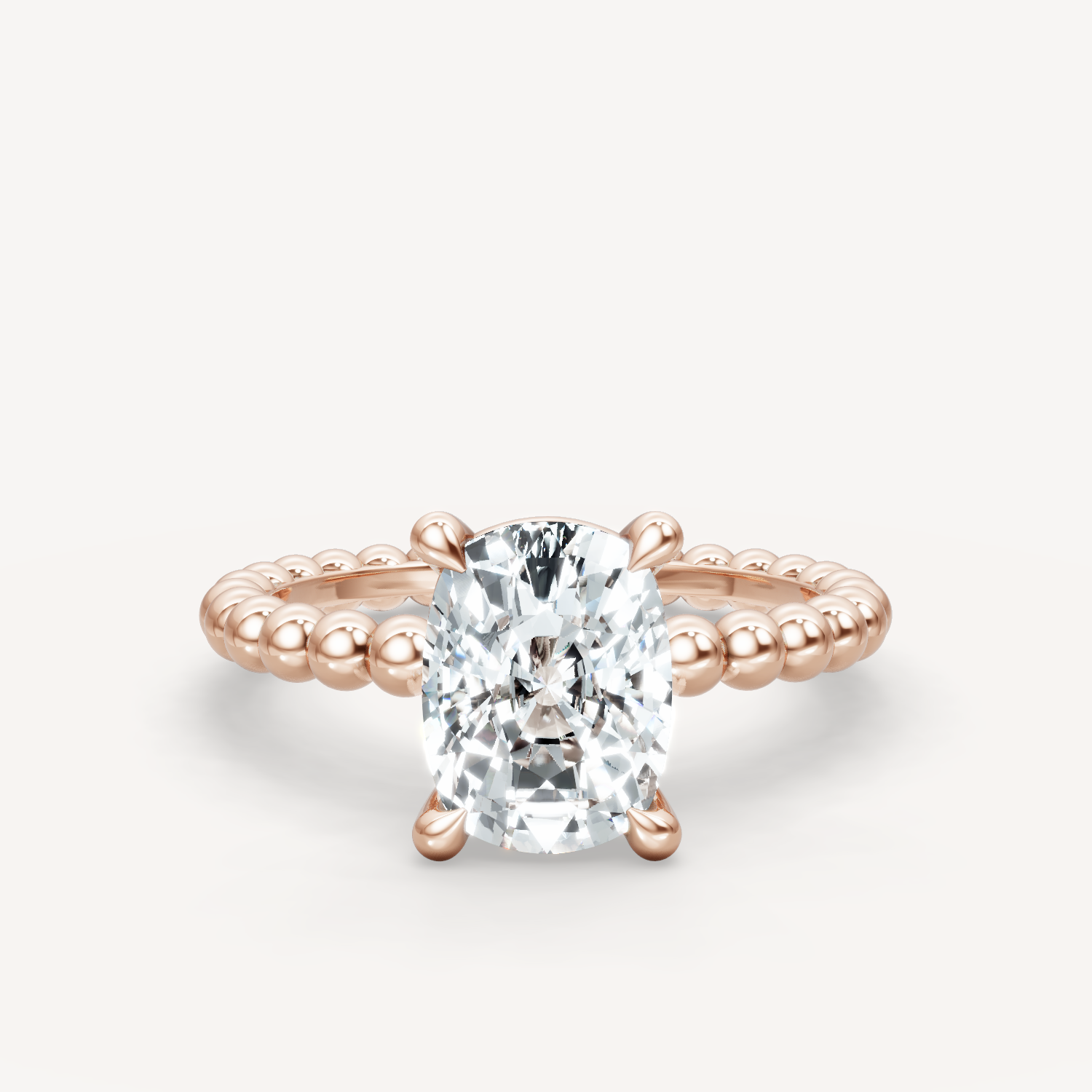 Beaded Grace - Elongated Cushion