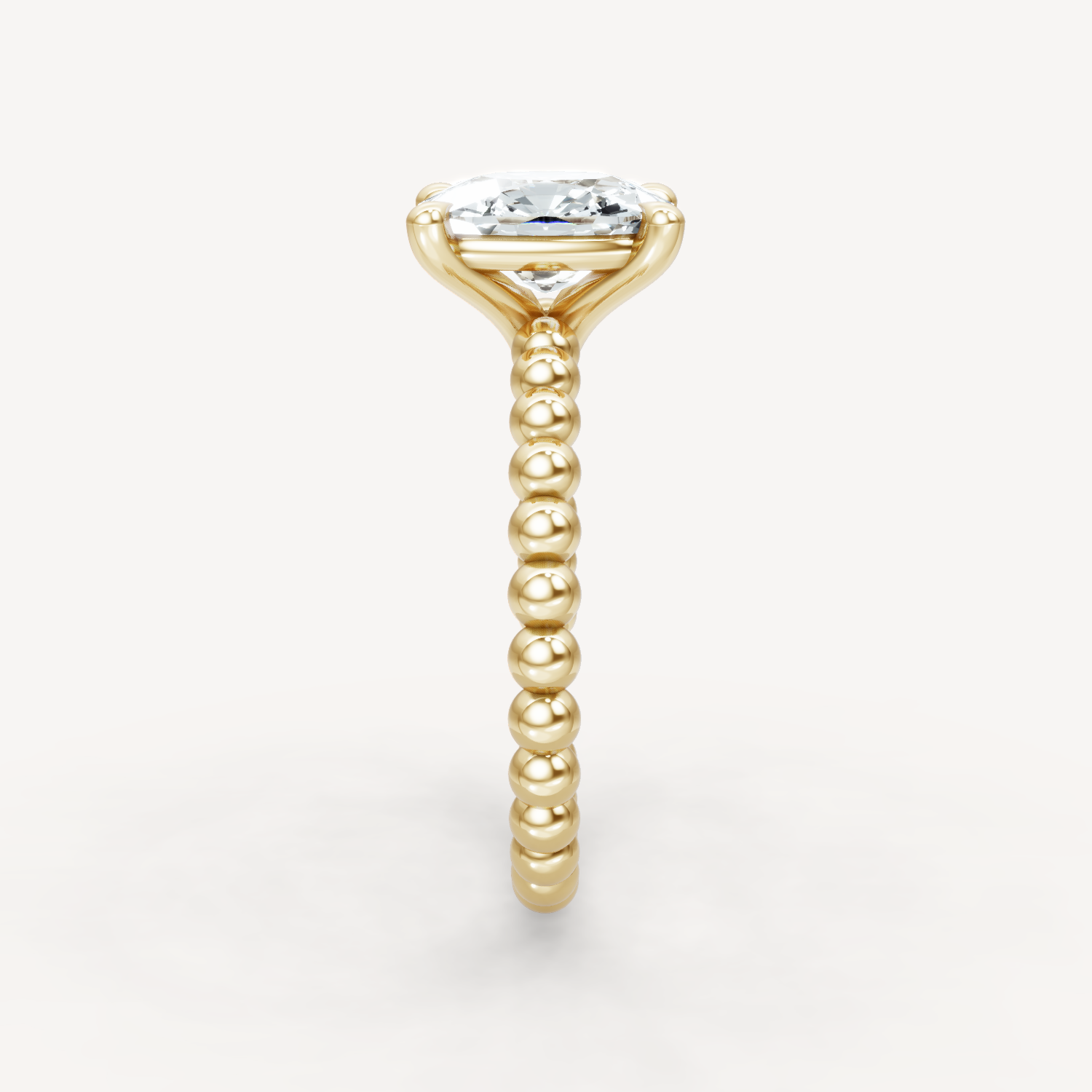 Beaded Grace - Elongated Cushion