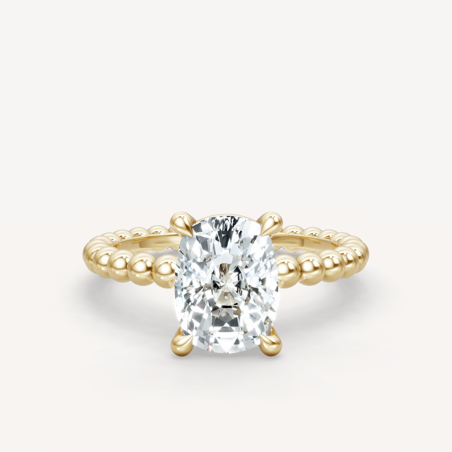 Beaded Grace - Elongated Cushion