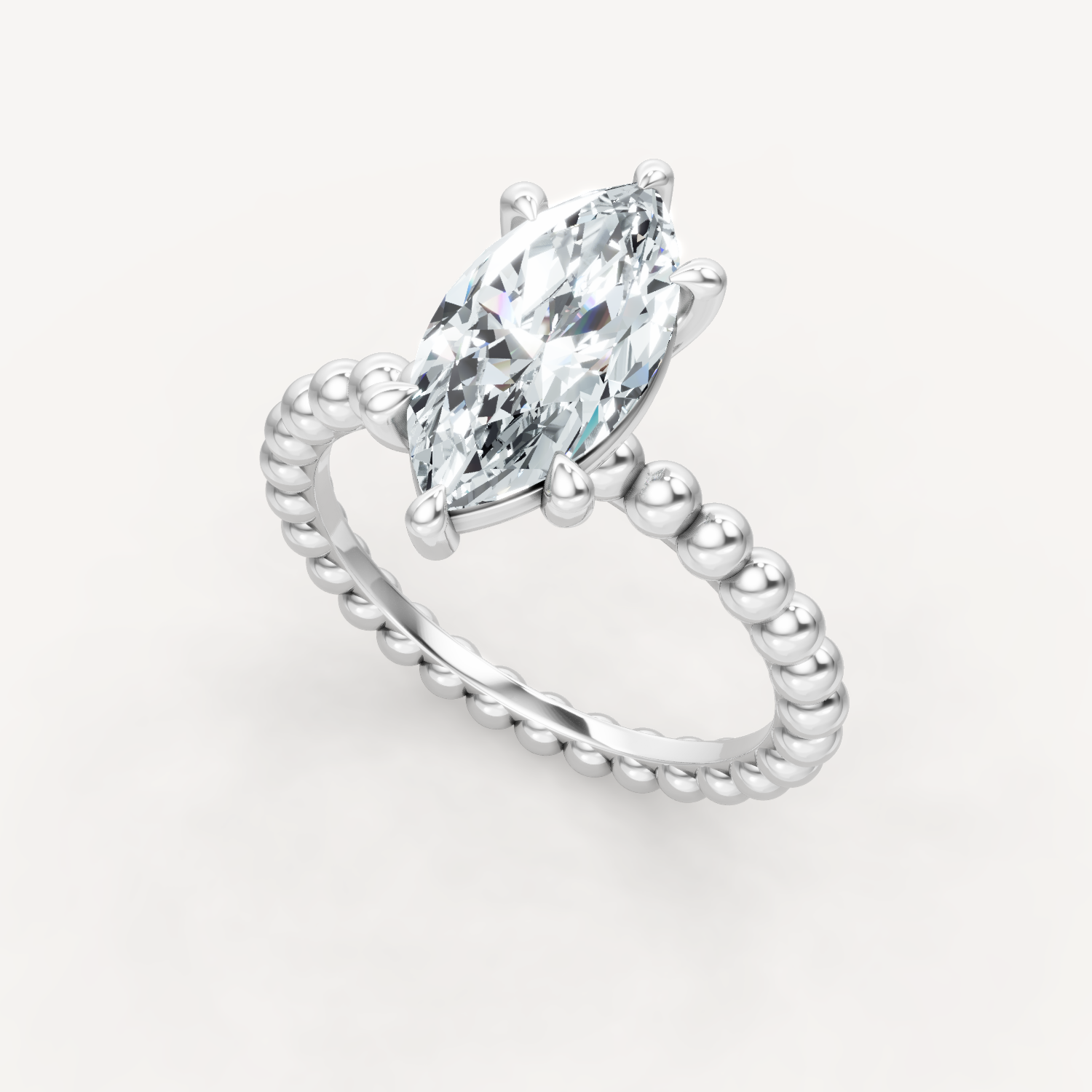 Beaded Grace - Marquise