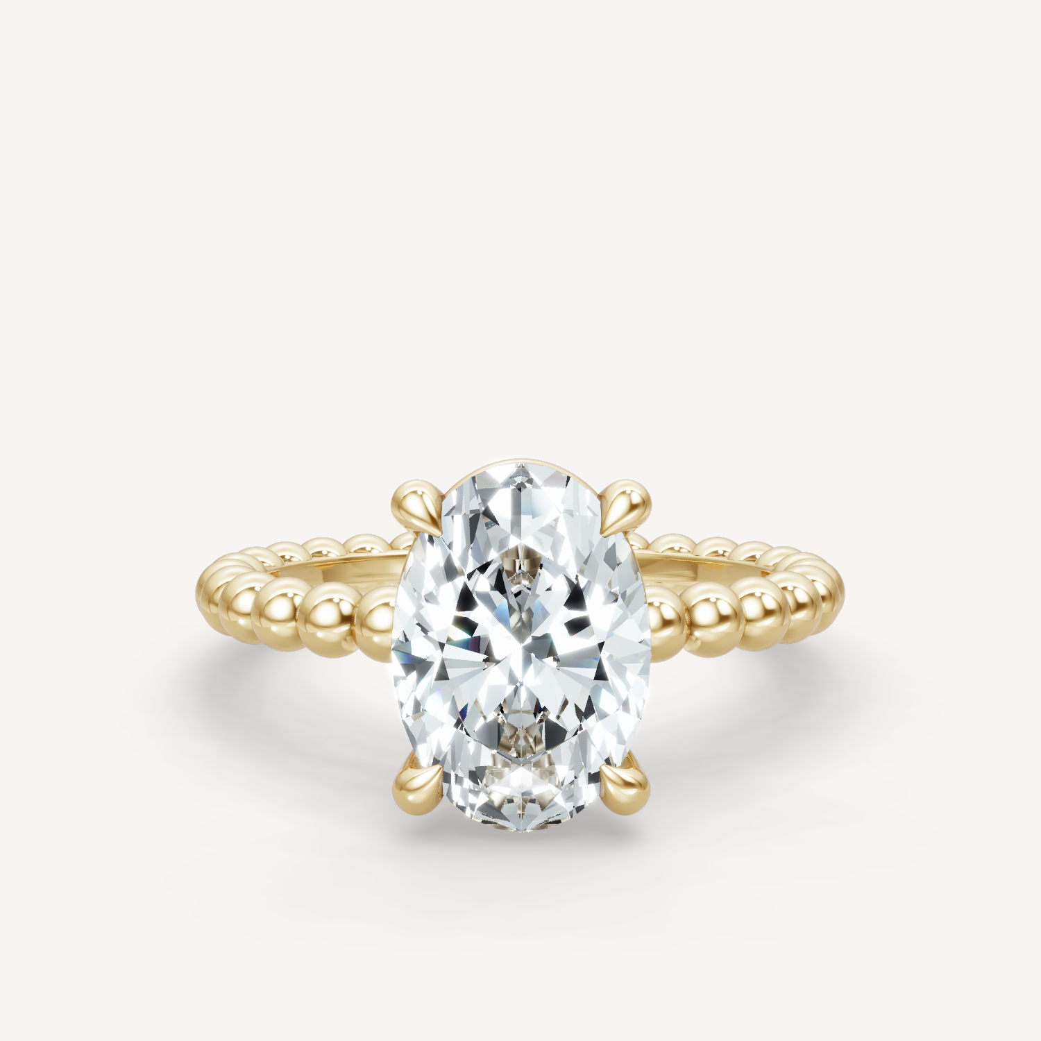 Beaded Grace - Oval