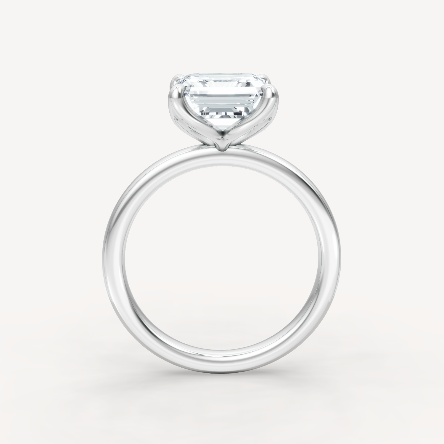Tulip Solitaire - Asscher