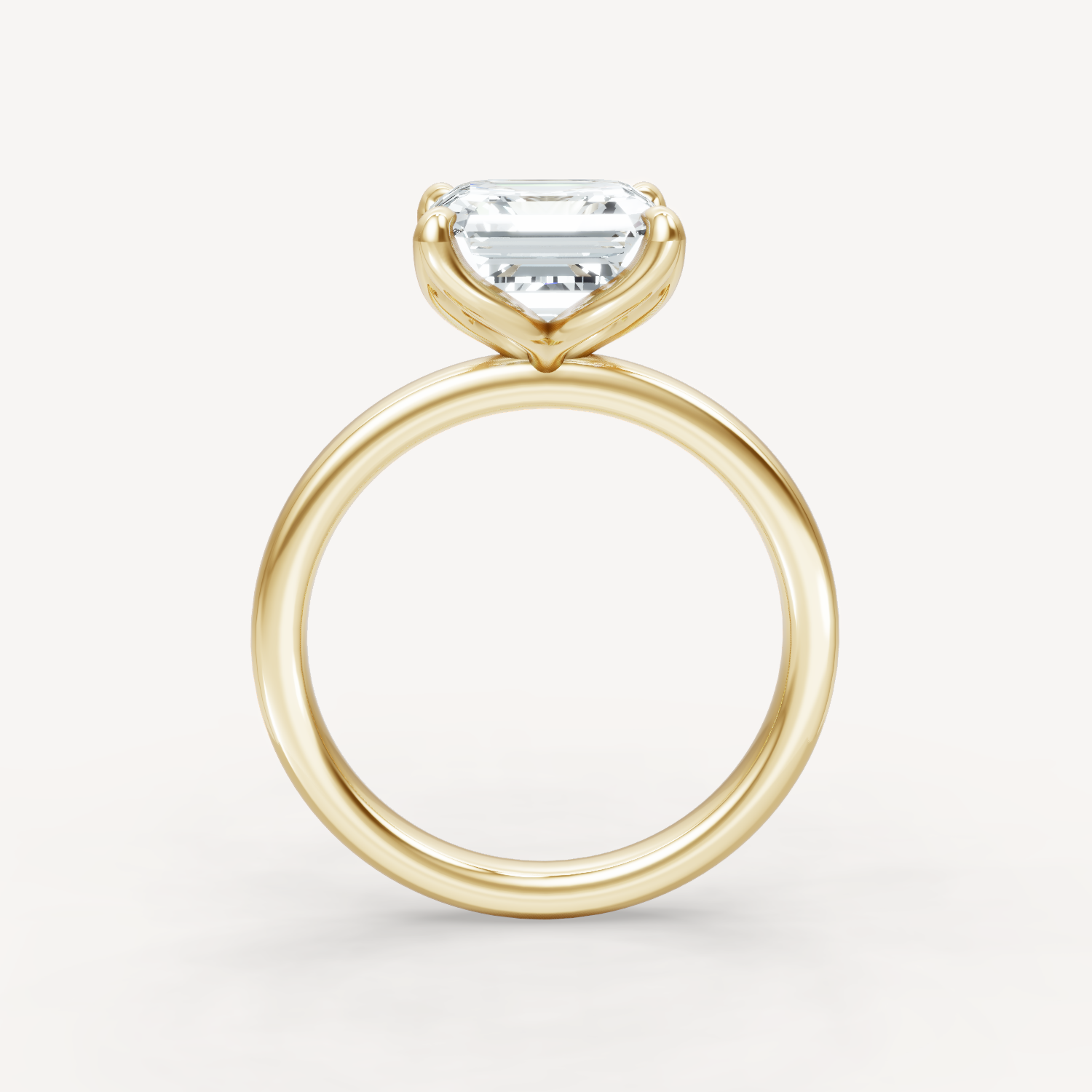 Tulip Solitaire - Asscher