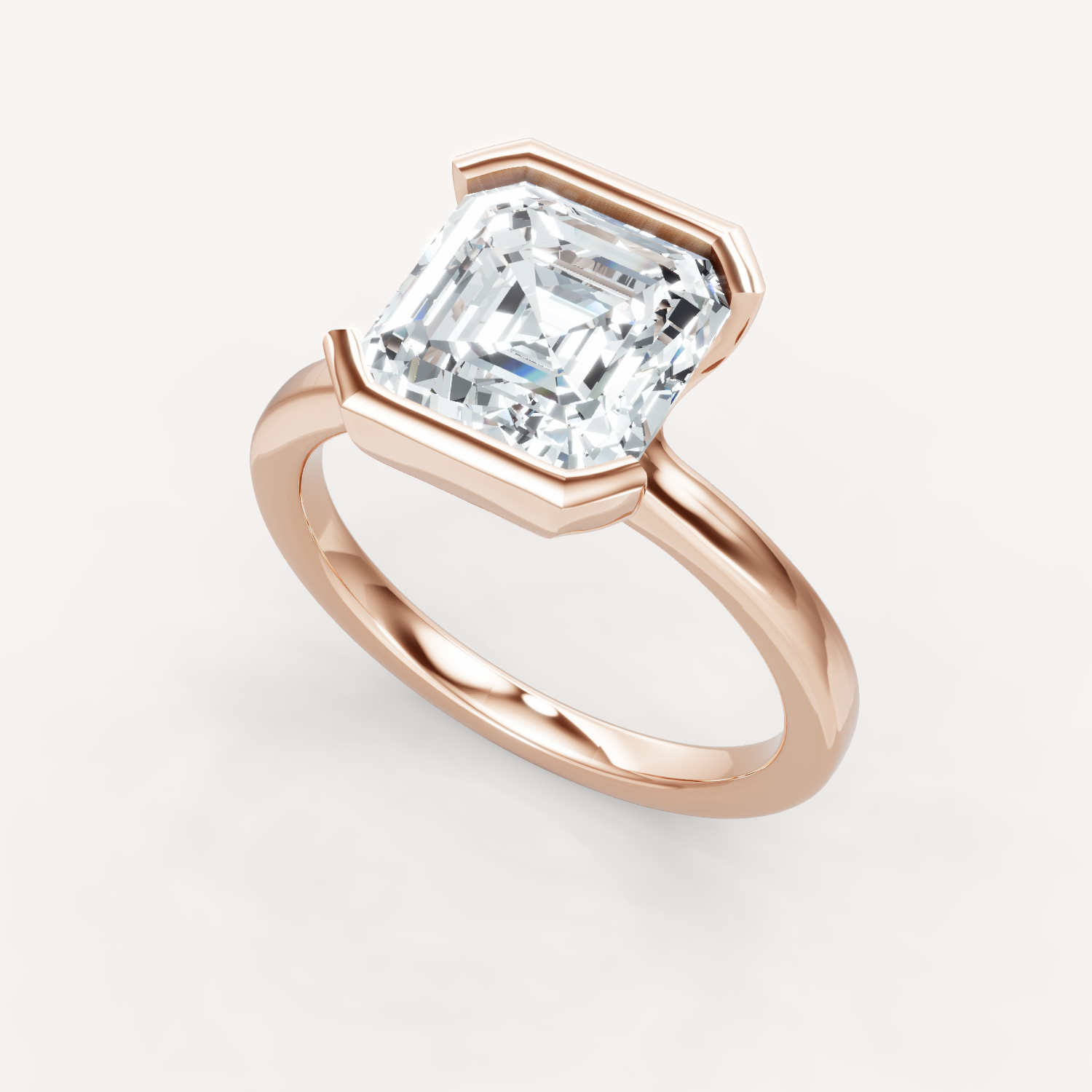 Half Bezel - Asscher