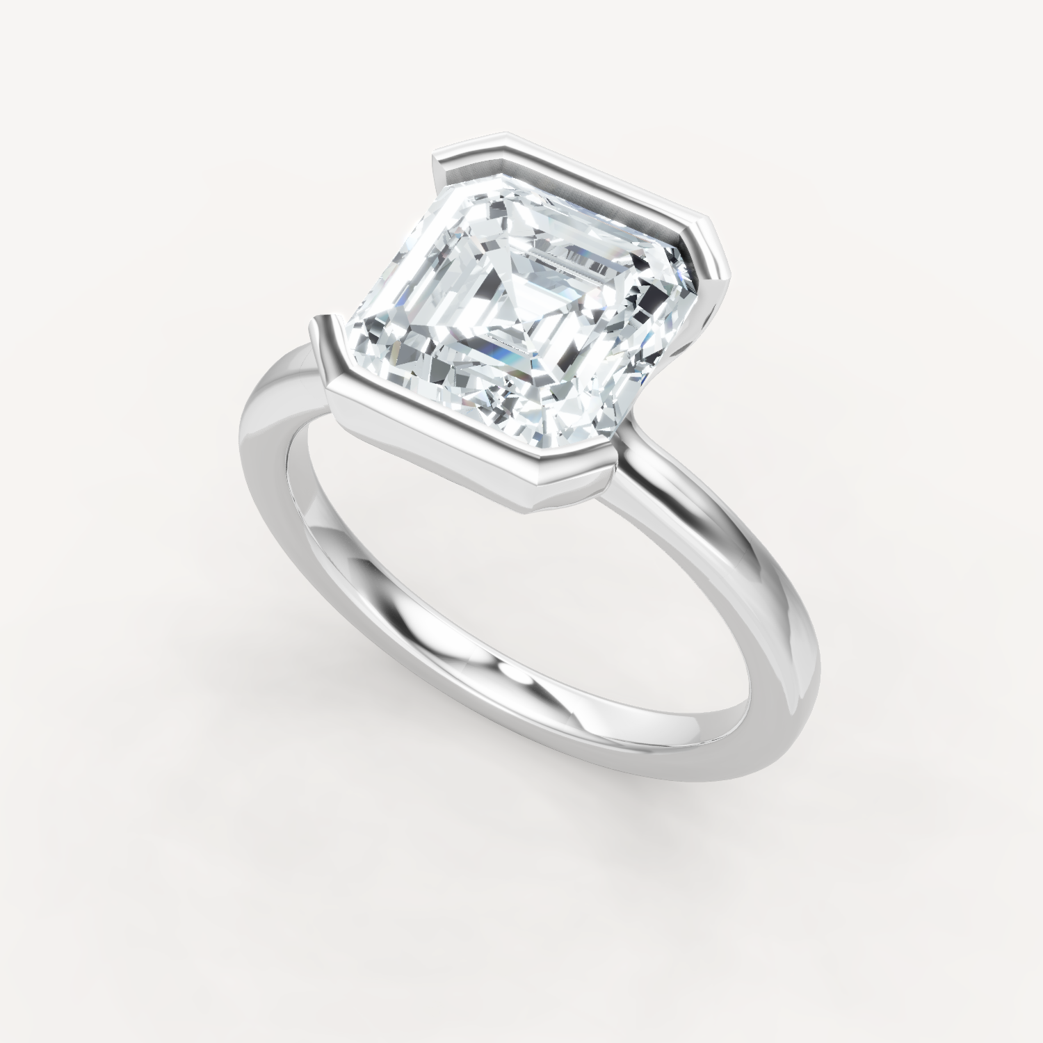 Half Bezel - Asscher