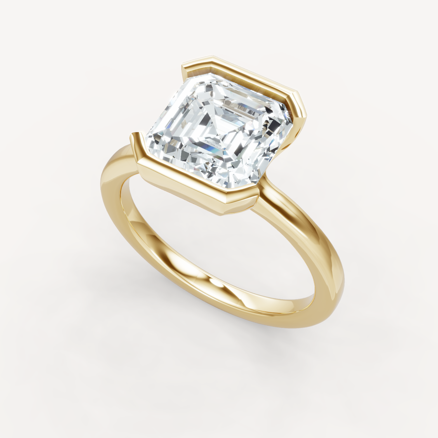 Half Bezel - Asscher