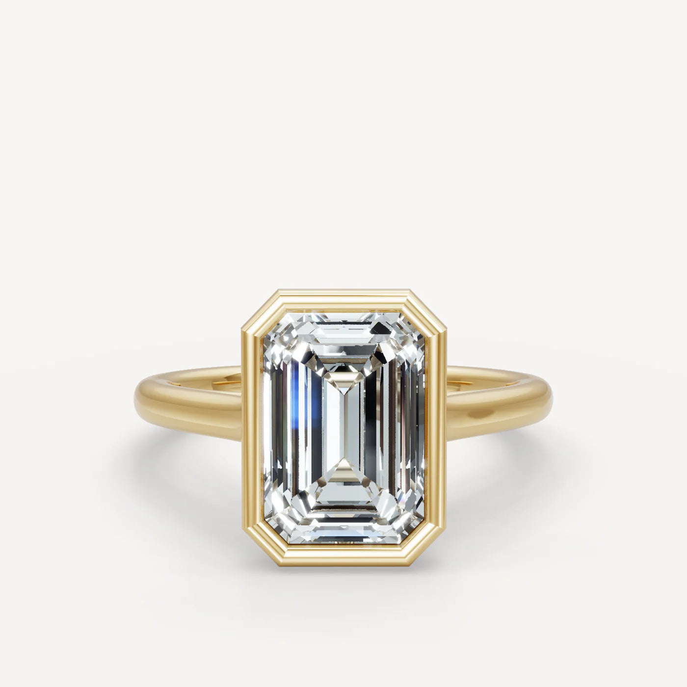 2.75ct Emerald Bezel Glow