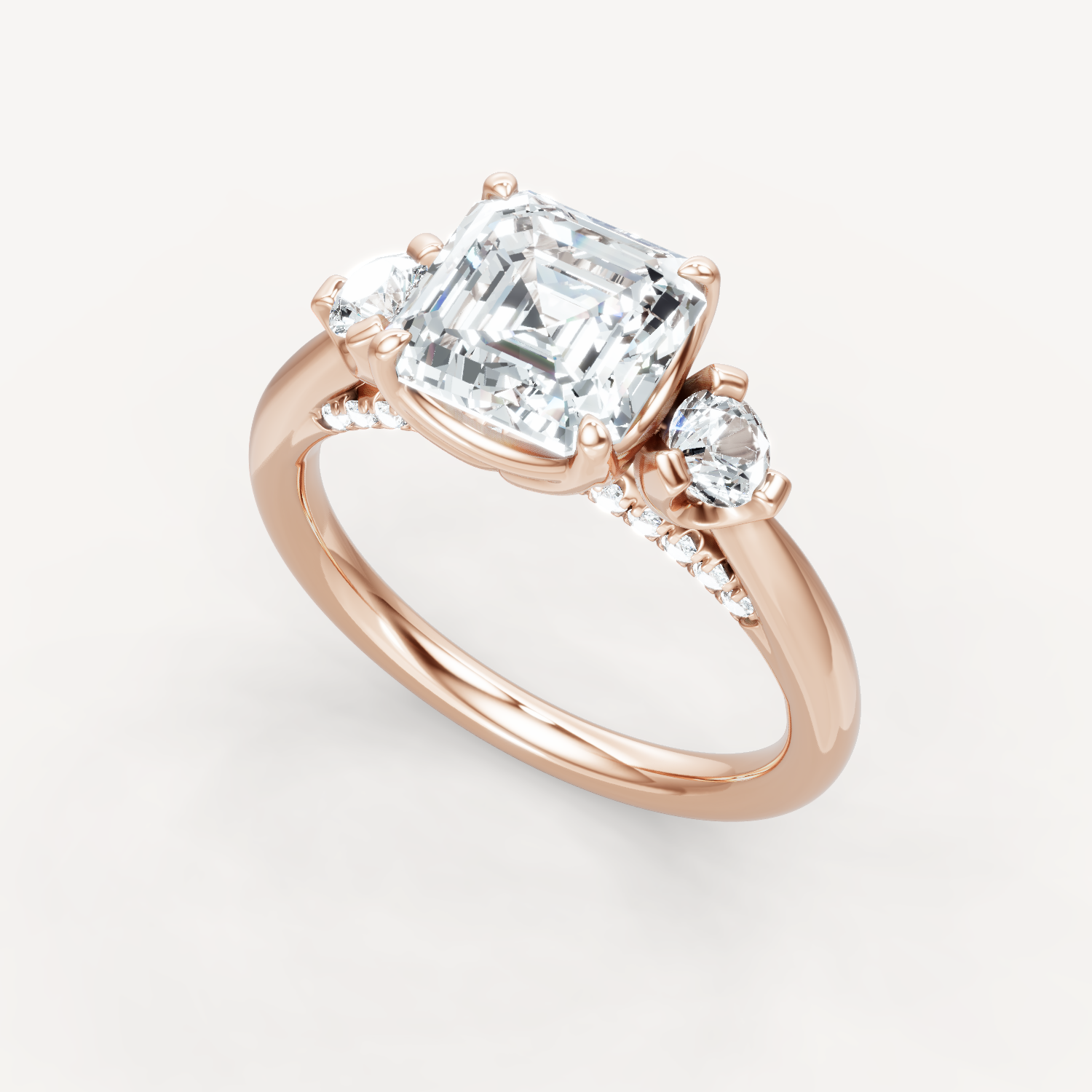 Cypress Ring - Asscher