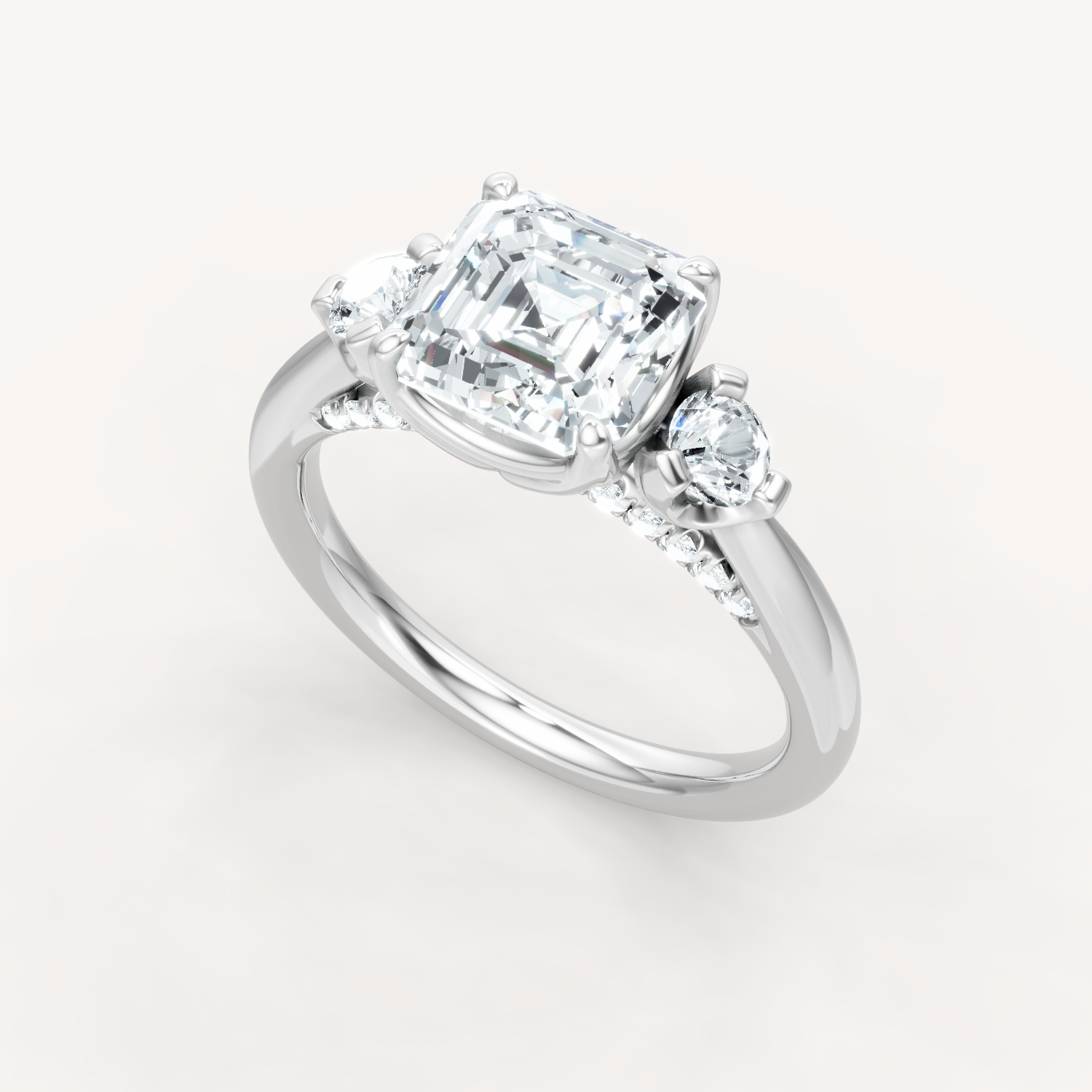 Cypress Ring - Asscher