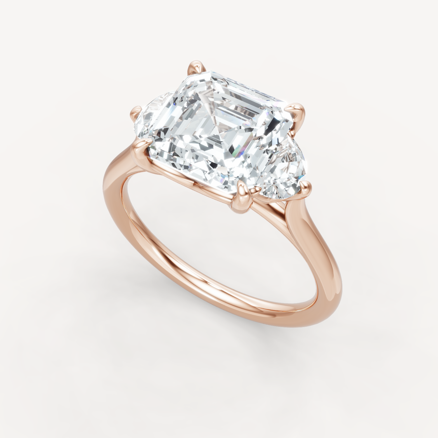 Carolina Crescent - Asscher