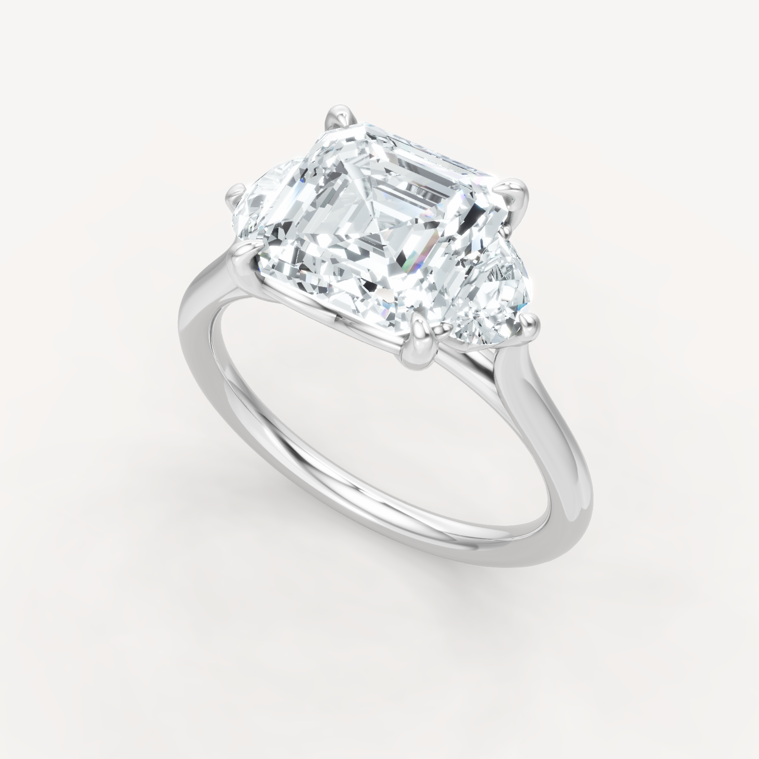 Carolina Crescent - Asscher
