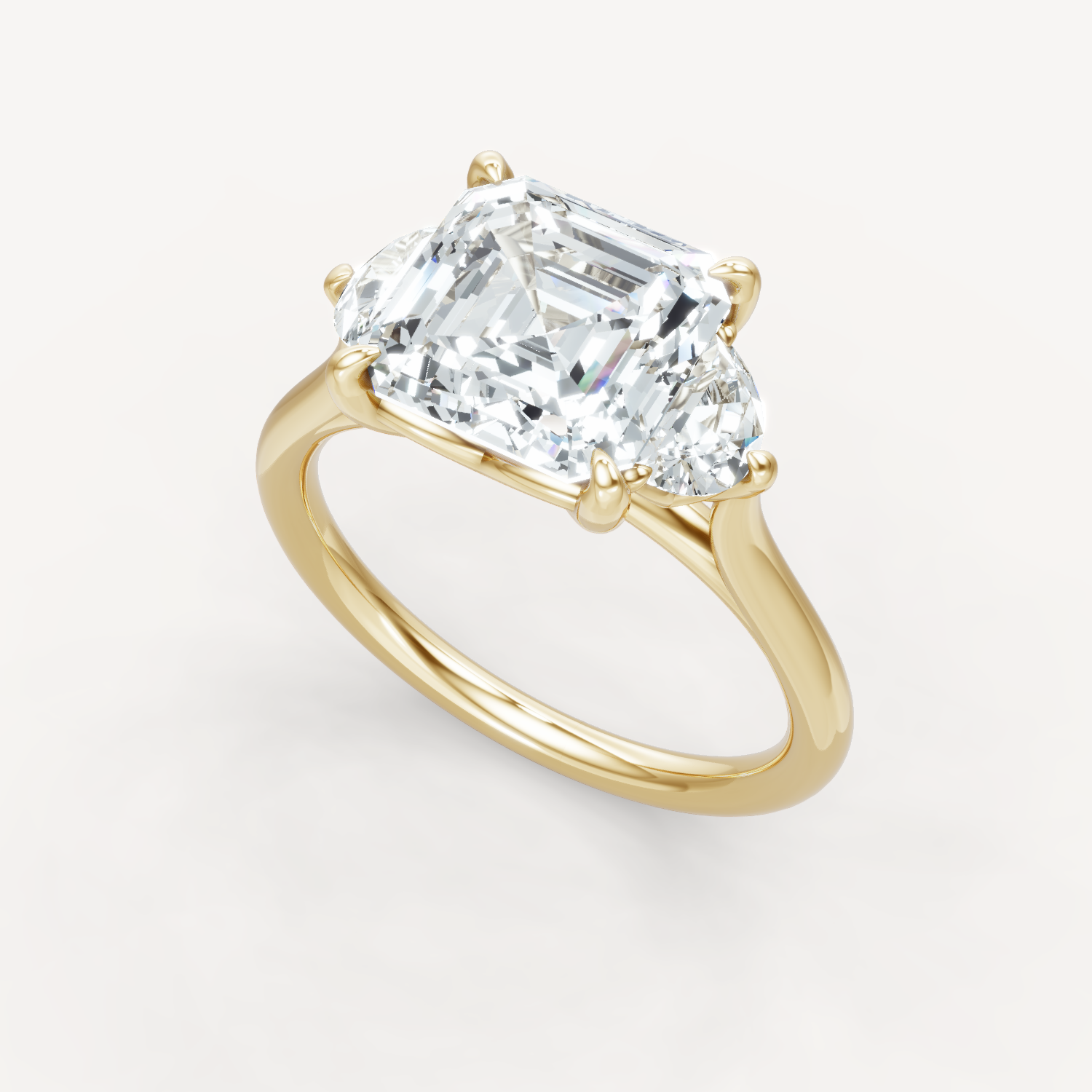 Carolina Crescent - Asscher