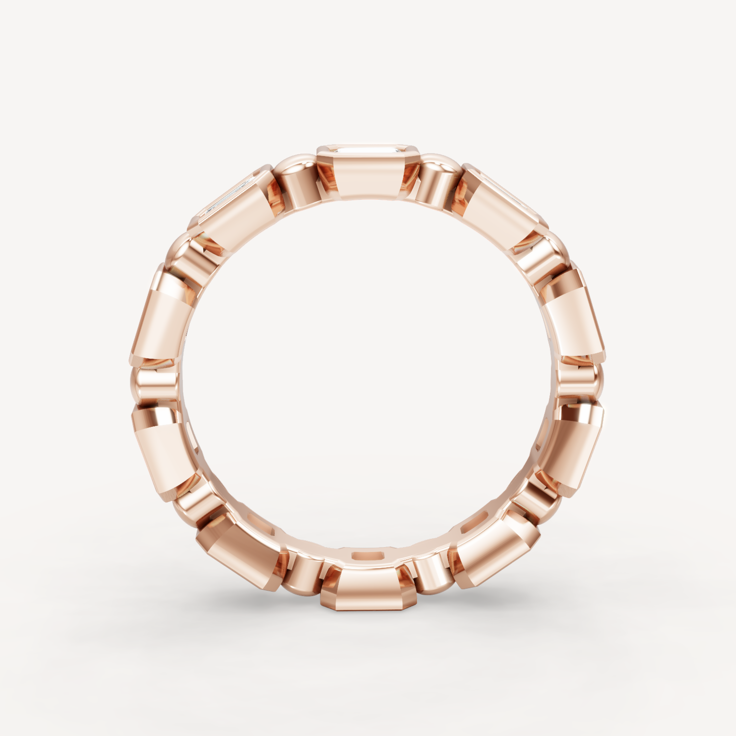 Beaded Bezel Band