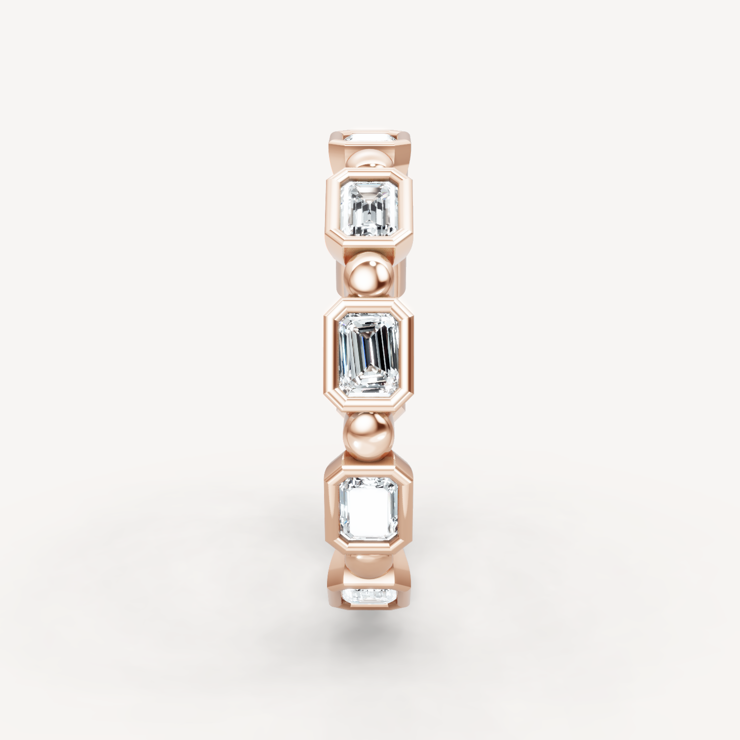 Beaded Bezel Band