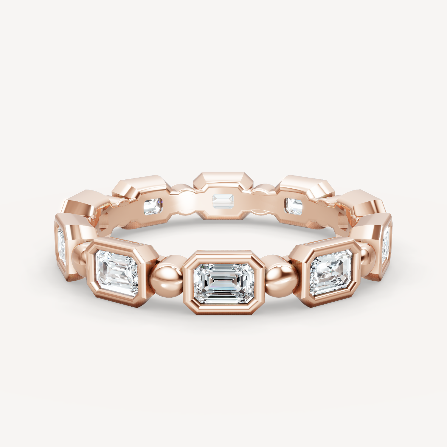 Beaded Bezel Band