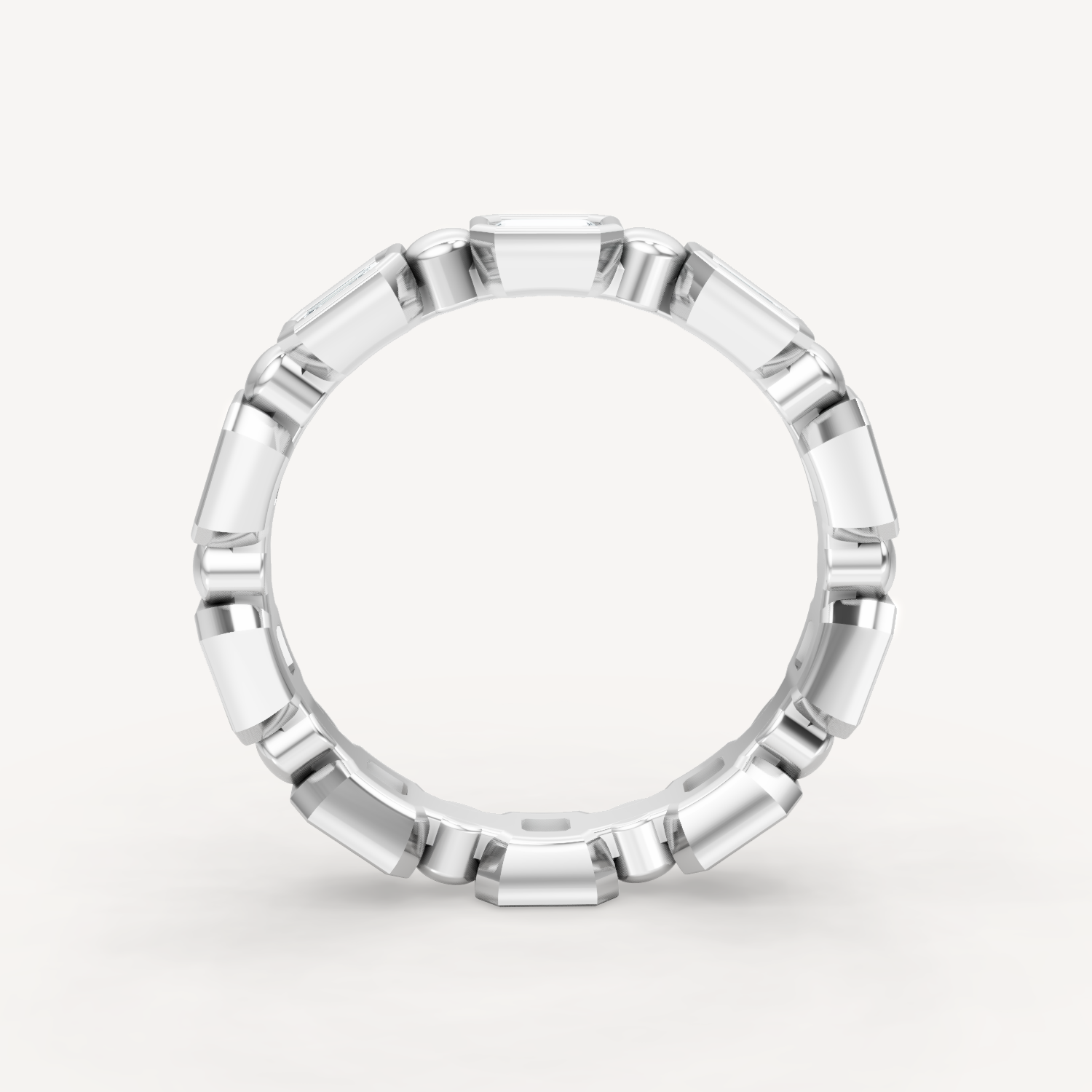 Beaded Bezel Band