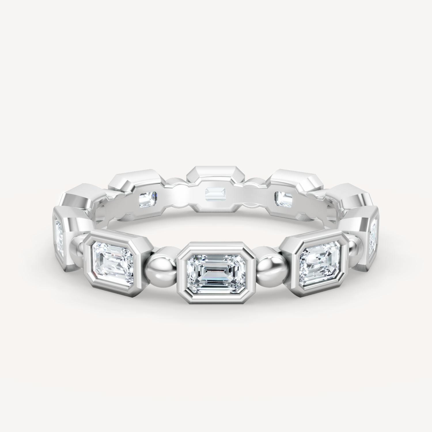 Beaded Bezel Band