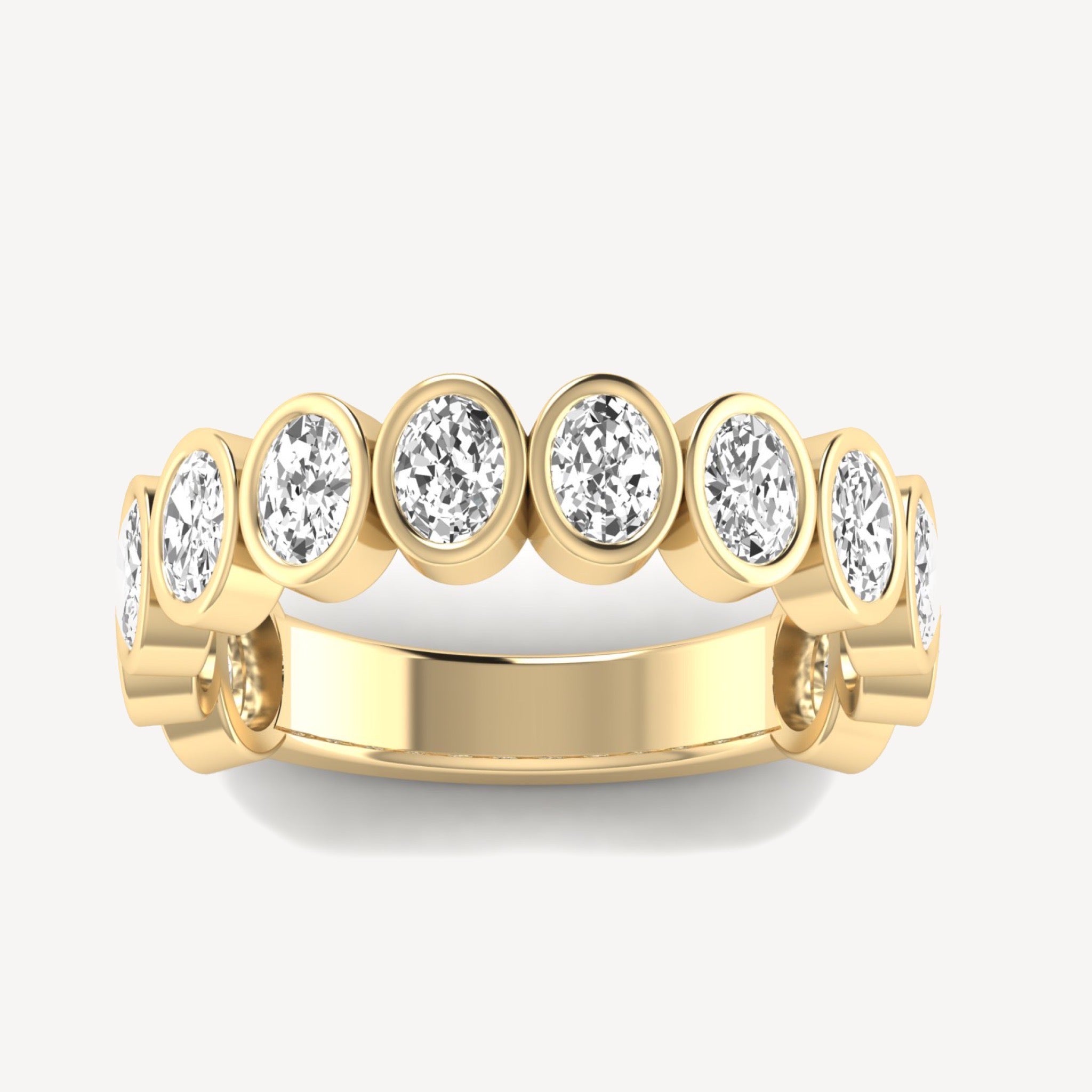 Bezeled Ovals Band