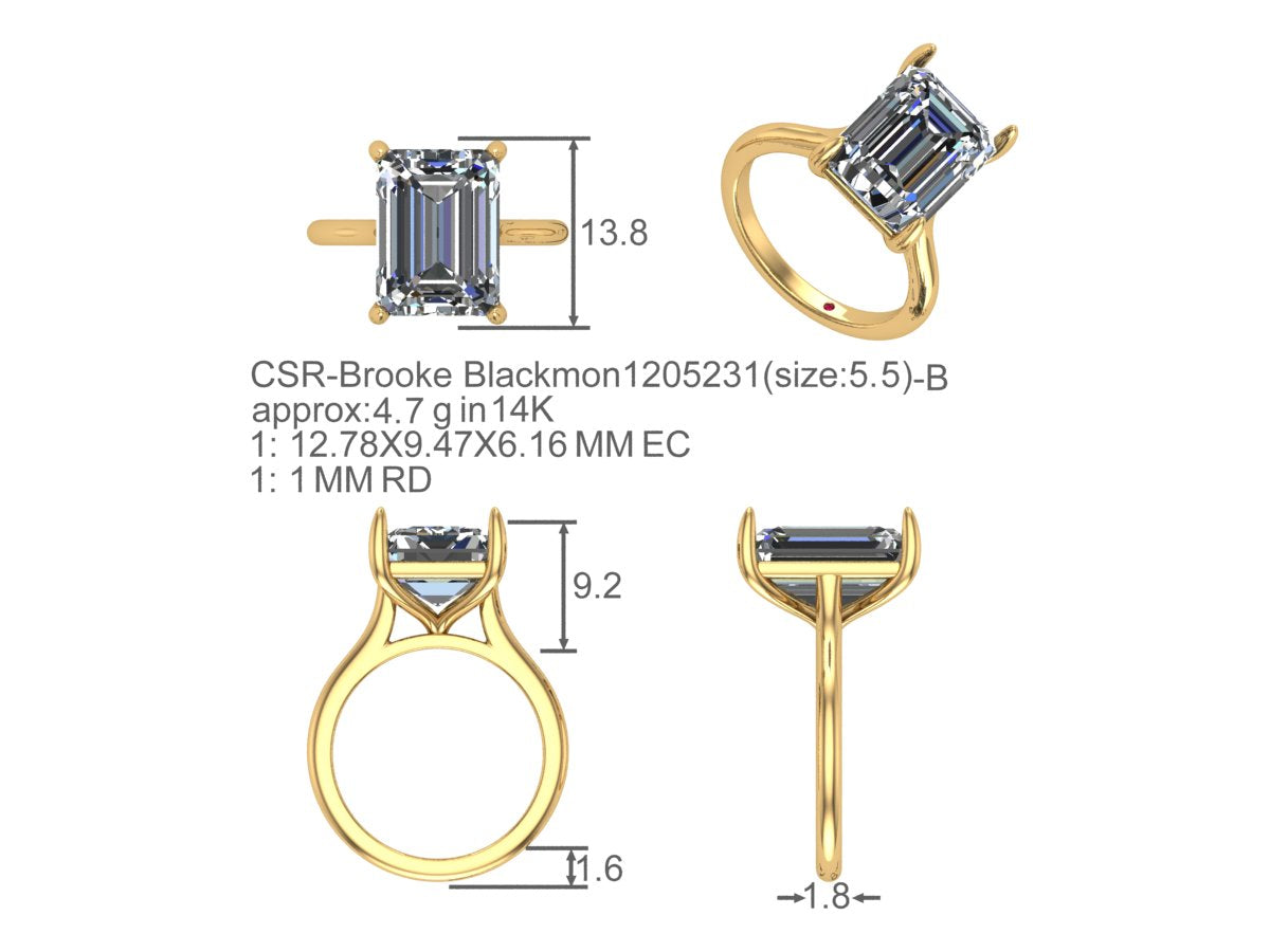 Brooke's Custom Ring Remade