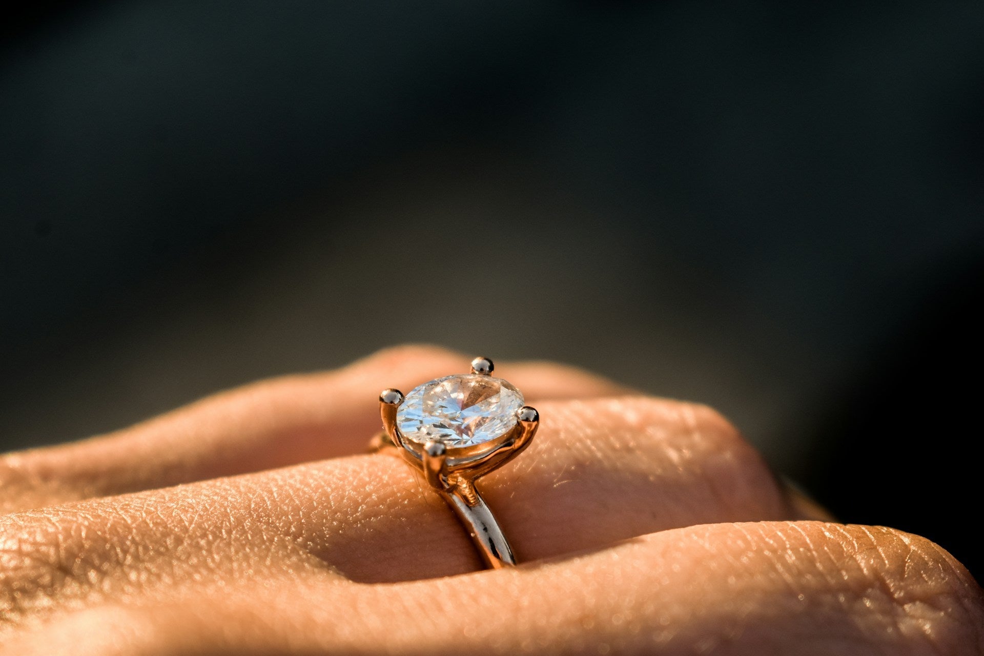 oval diamond ring