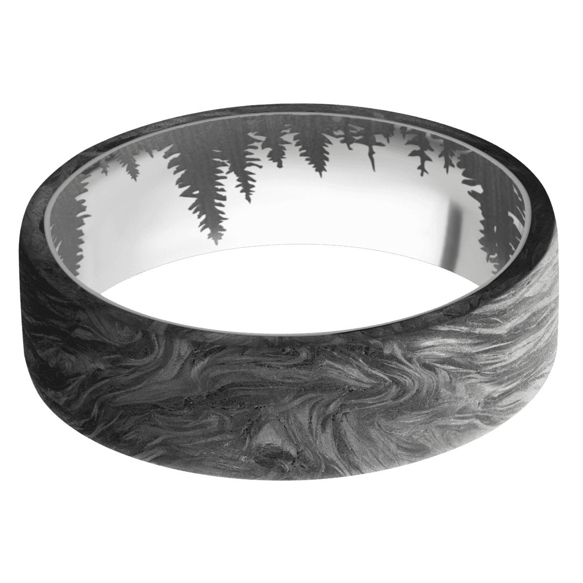 Forged Carbon Fiber + None Finish + Titanium