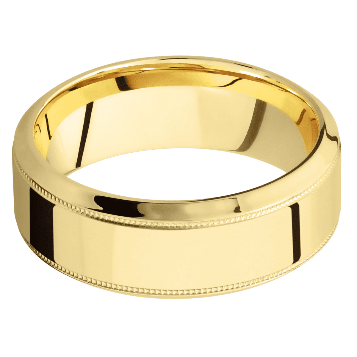 22K Yellow Gold + Polish , Polish Finish