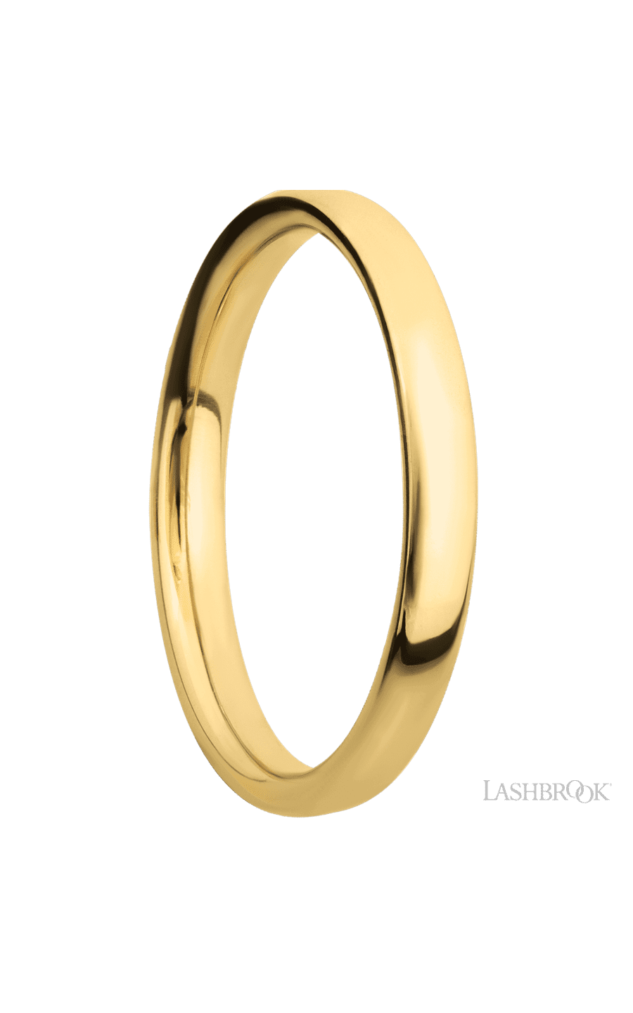 3 mm wide Ultra Comfort (our most comfortable profile) 14K Yellow Gold band.