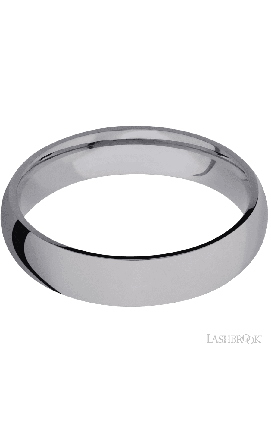 5 mm wide Domed Tantalum band.