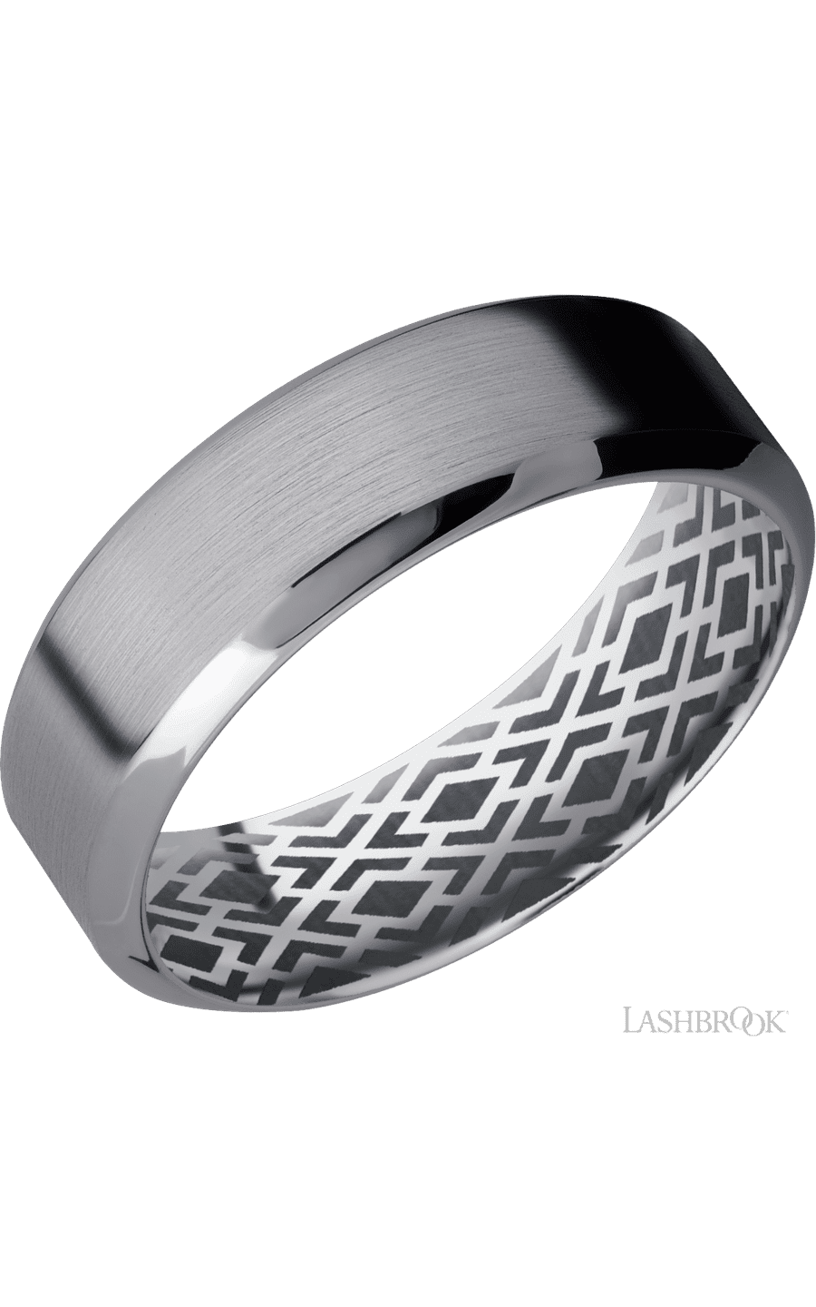 7 mm wide High Bevel Tantalum band.