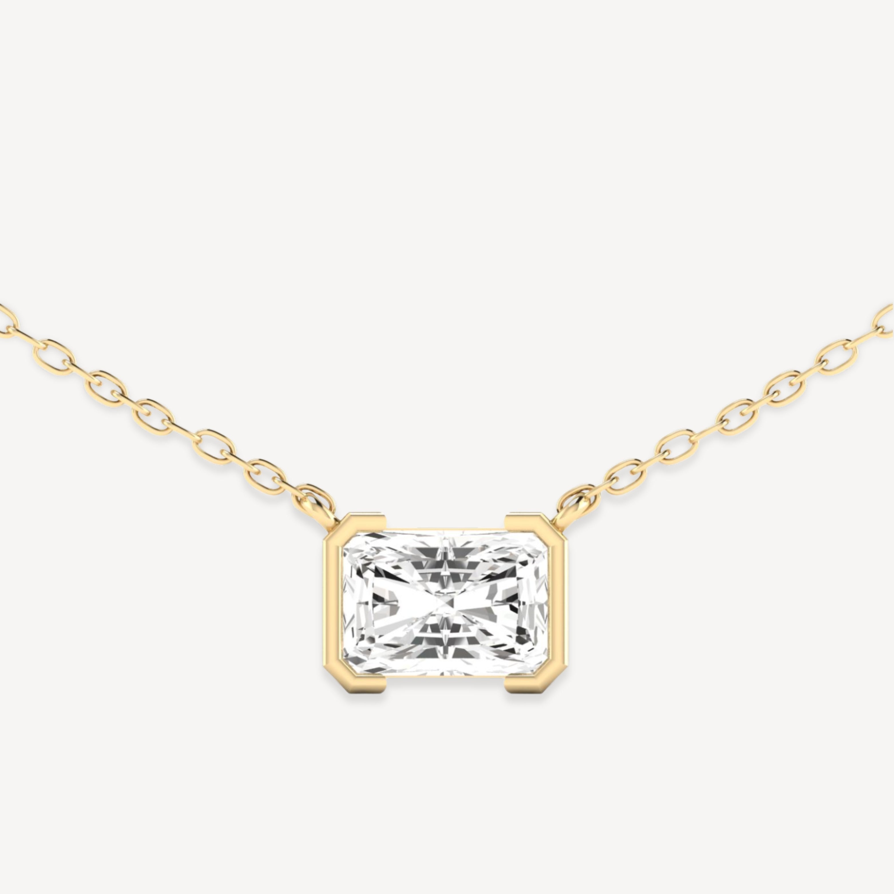 Half Bezel Pendant- Radiant
